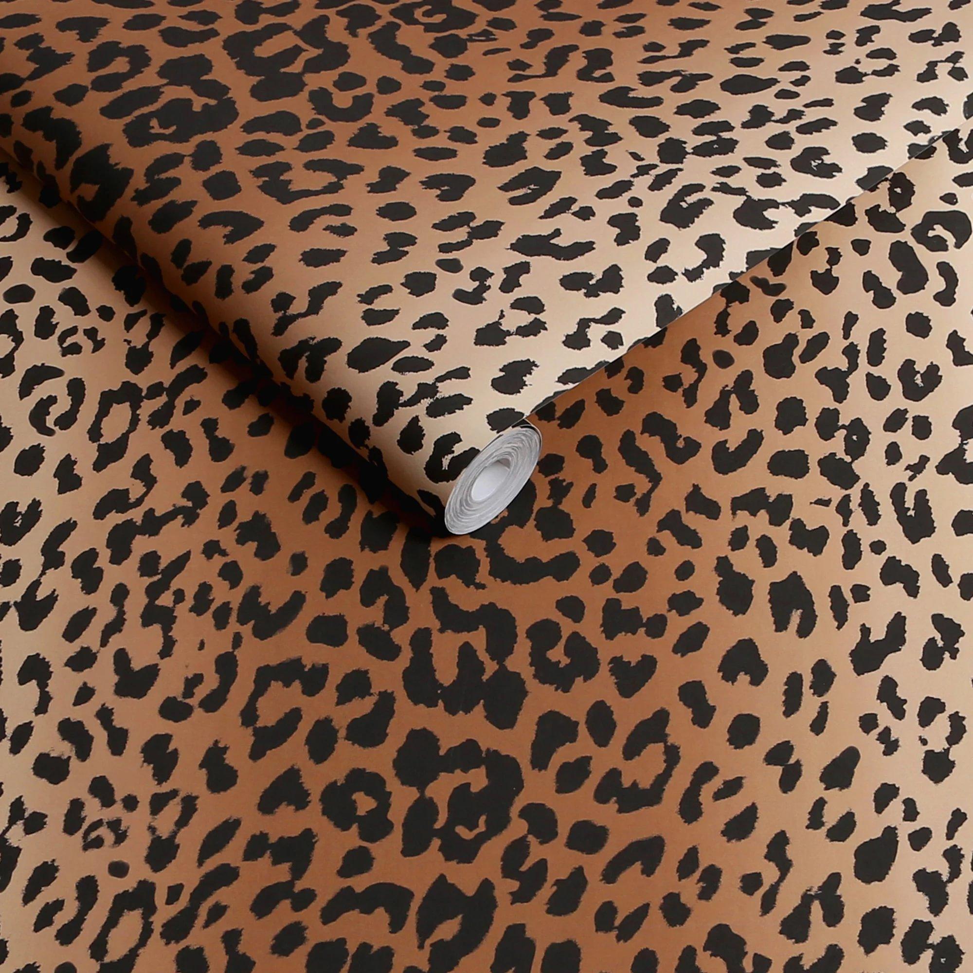 Tan - Rockett St George - Wild at Heart Leopard Tan Wallpaper - 3