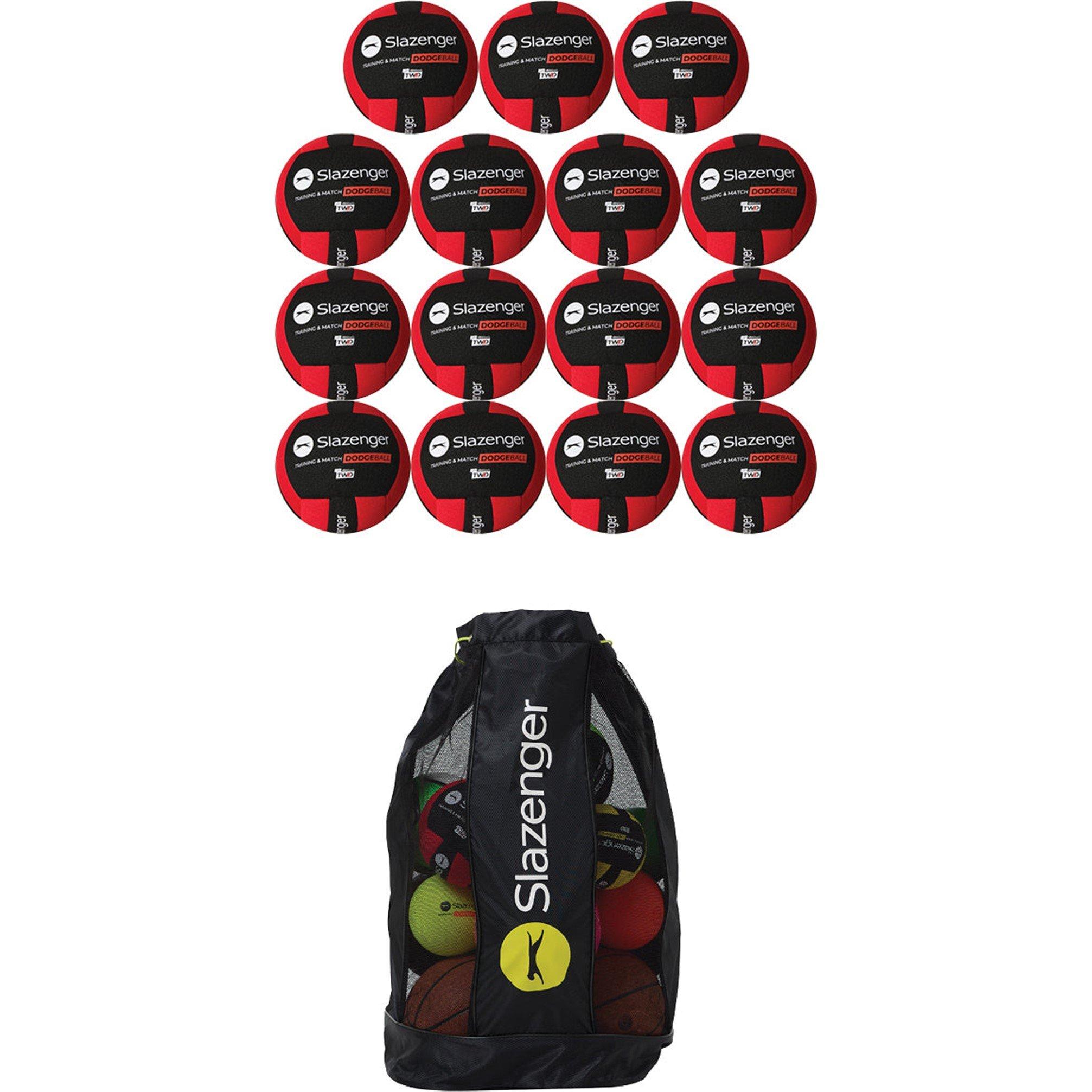 Slazenger  Match & Training Dodgeballs - Pack Of 15 - Neutral - 13.5cm