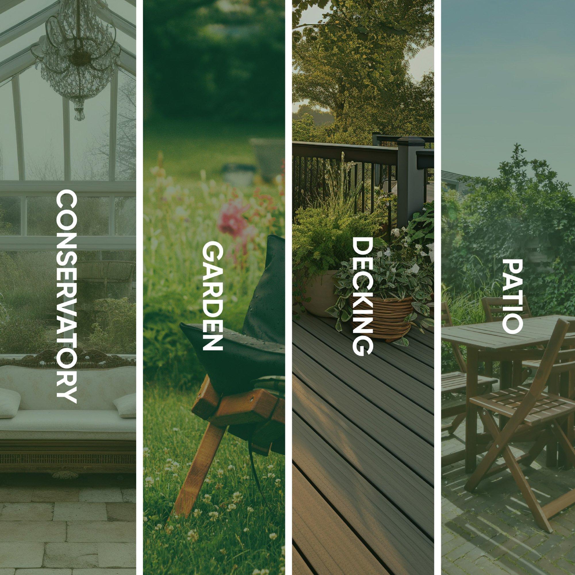 Multi - Streetwize - Outdoor Seat Cushions - Flamingo Palm - 6