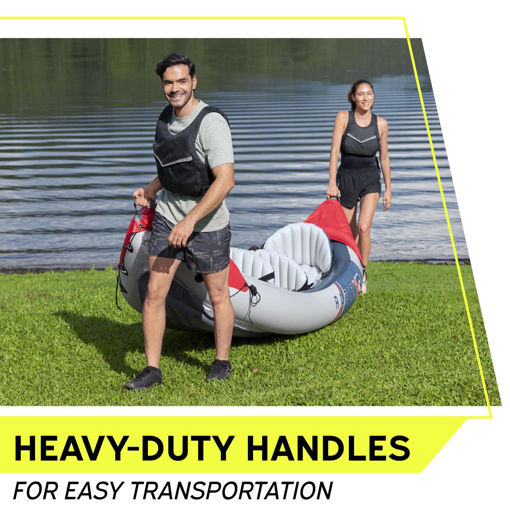 White And Red - Hydro Force - Rapid X3 Kayak Set - 4