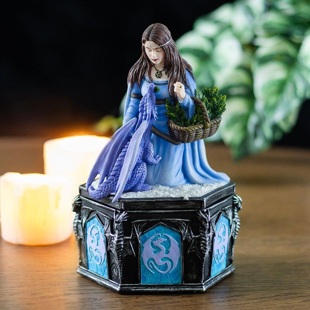 Something Different  Dragon Friendship Winter Box By Anne Stokes - 