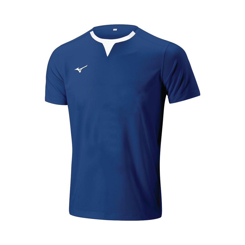 Mizuno  Kids ' Rugby Training Short-Sleeve Performance T-Shirt - Navy - 13 (XL)