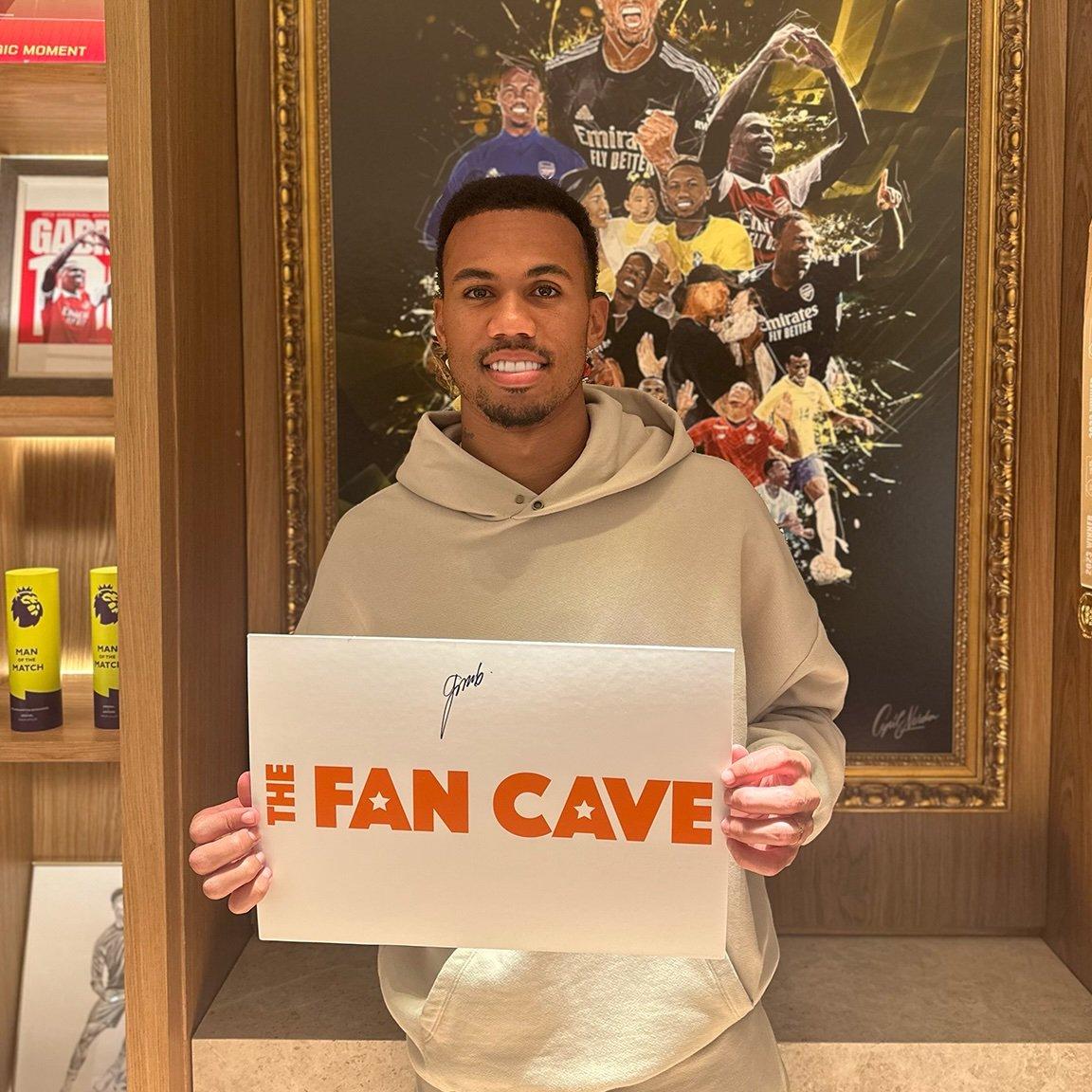 Red - The Fan Cave - Gabriel Magalhaes Signed Arsenal 25/26 Shirt Premi - 2