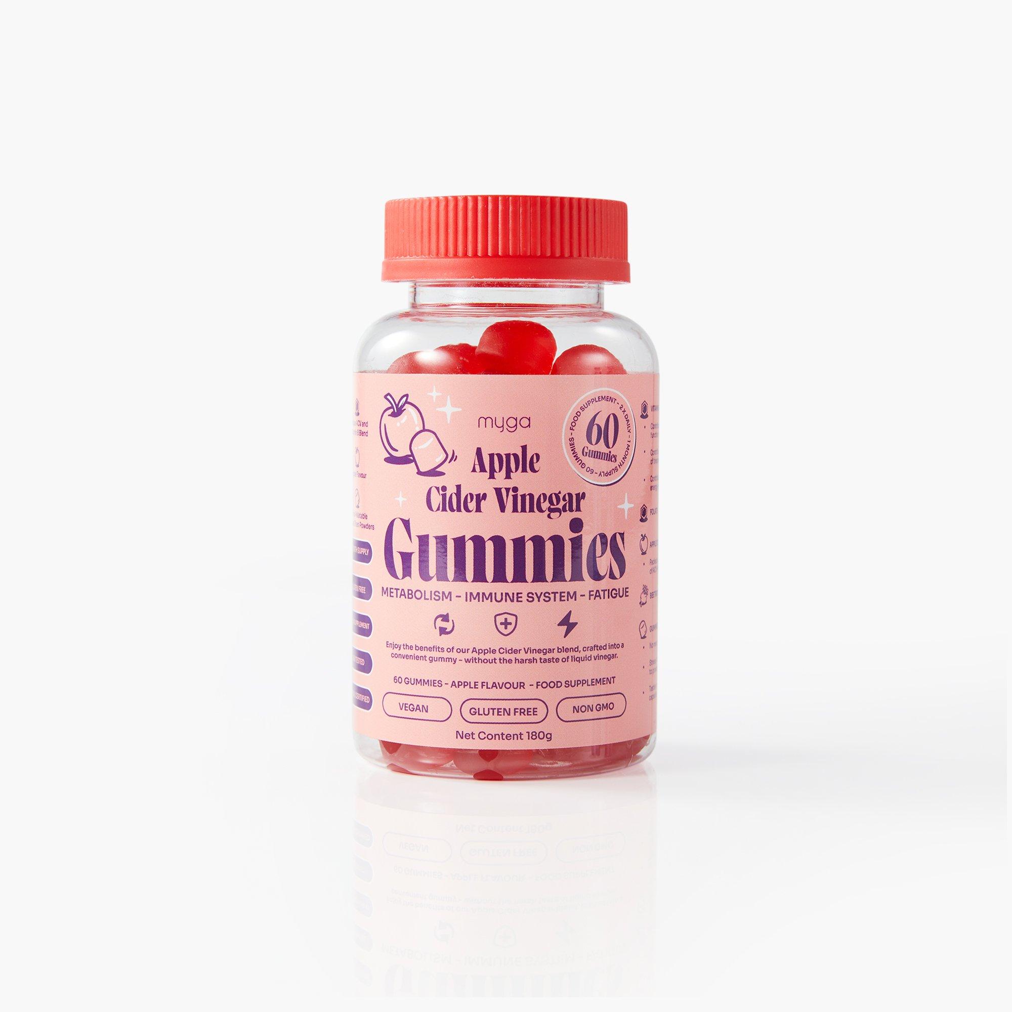 Red - Myga - Myga Apple Cider Vinegar Gummies – 60 Gummies - 1