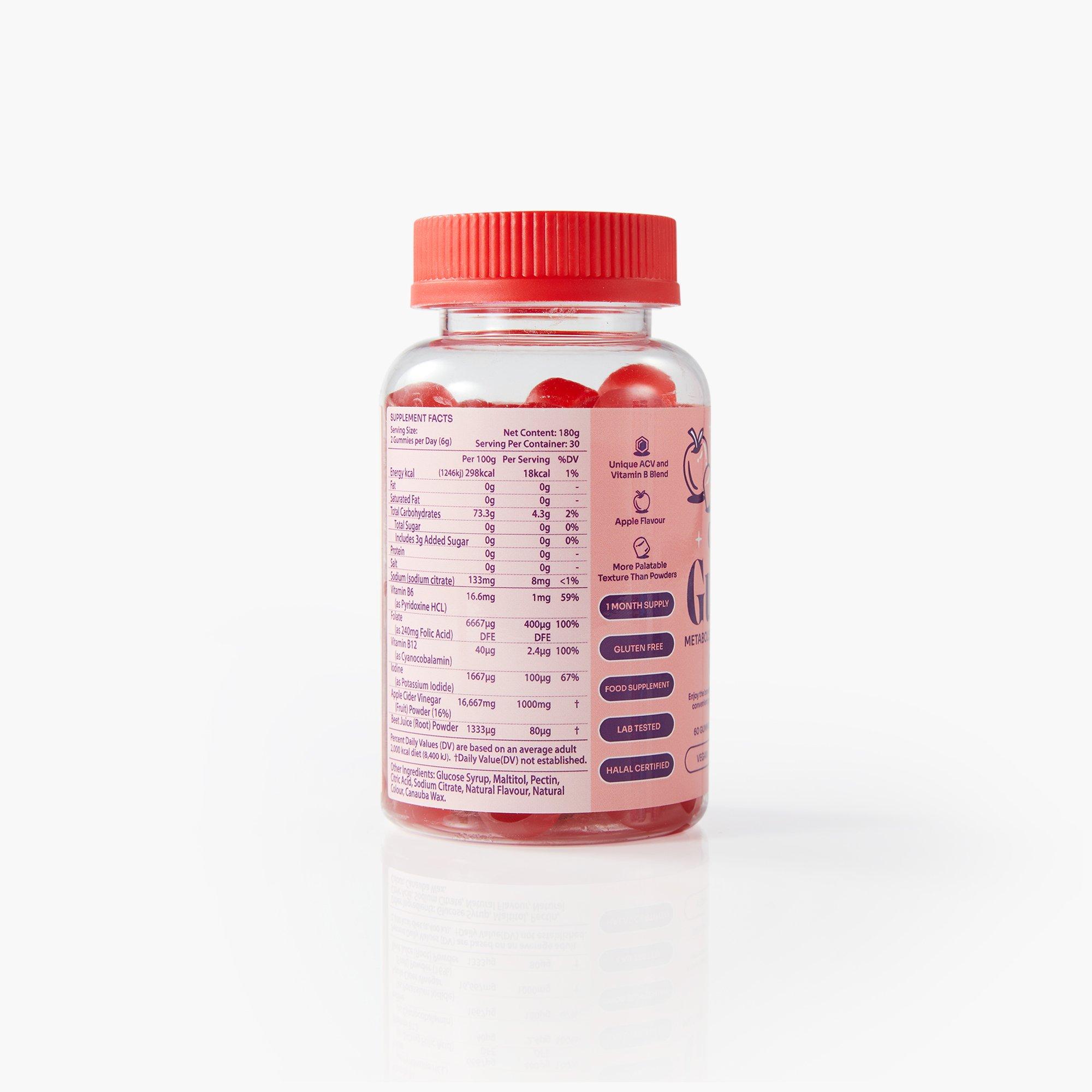 Red - Myga - Myga Apple Cider Vinegar Gummies – 60 Gummies - 3