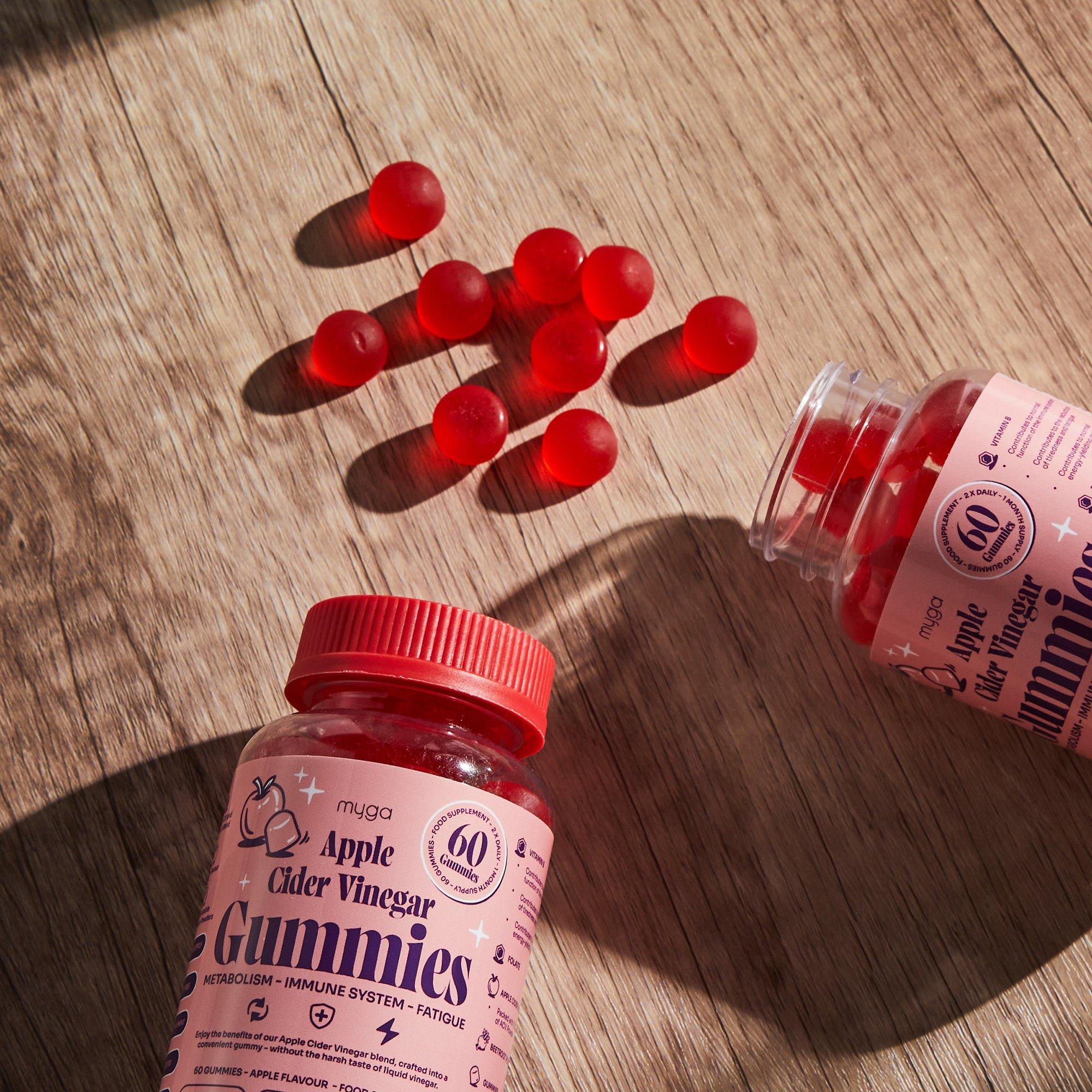 Red - Myga - Myga Apple Cider Vinegar Gummies – 60 Gummies - 4