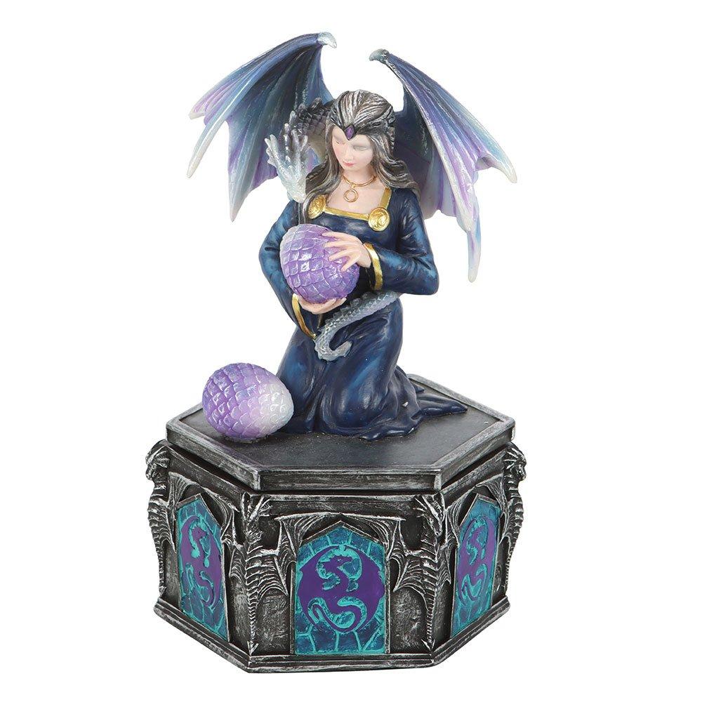 Blue - Something Different - Dragon Friendship Spring Box by Anne Stokes - 2
