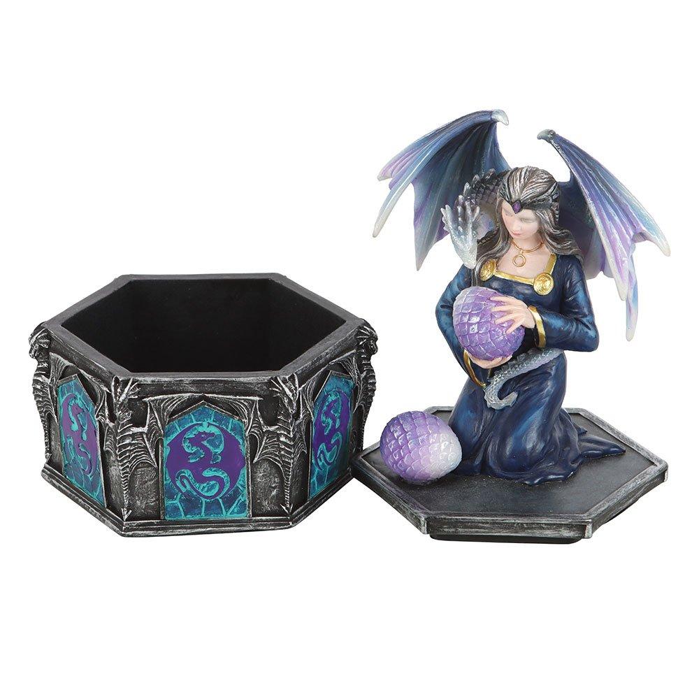 Blue - Something Different - Dragon Friendship Spring Box by Anne Stokes - 4