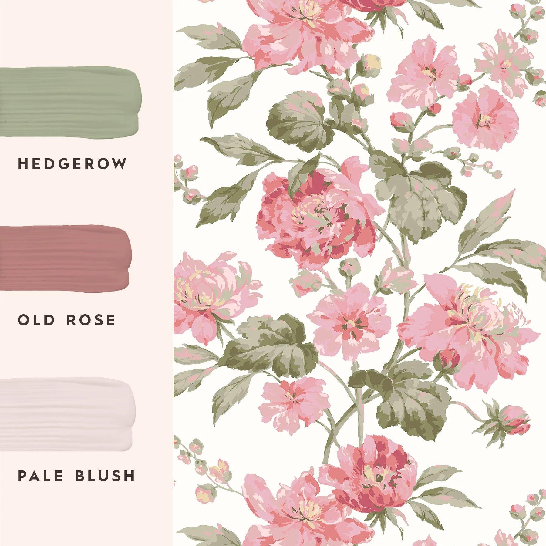 Pink - Laura Ashley - Romilly Floral Wallpaper - 6