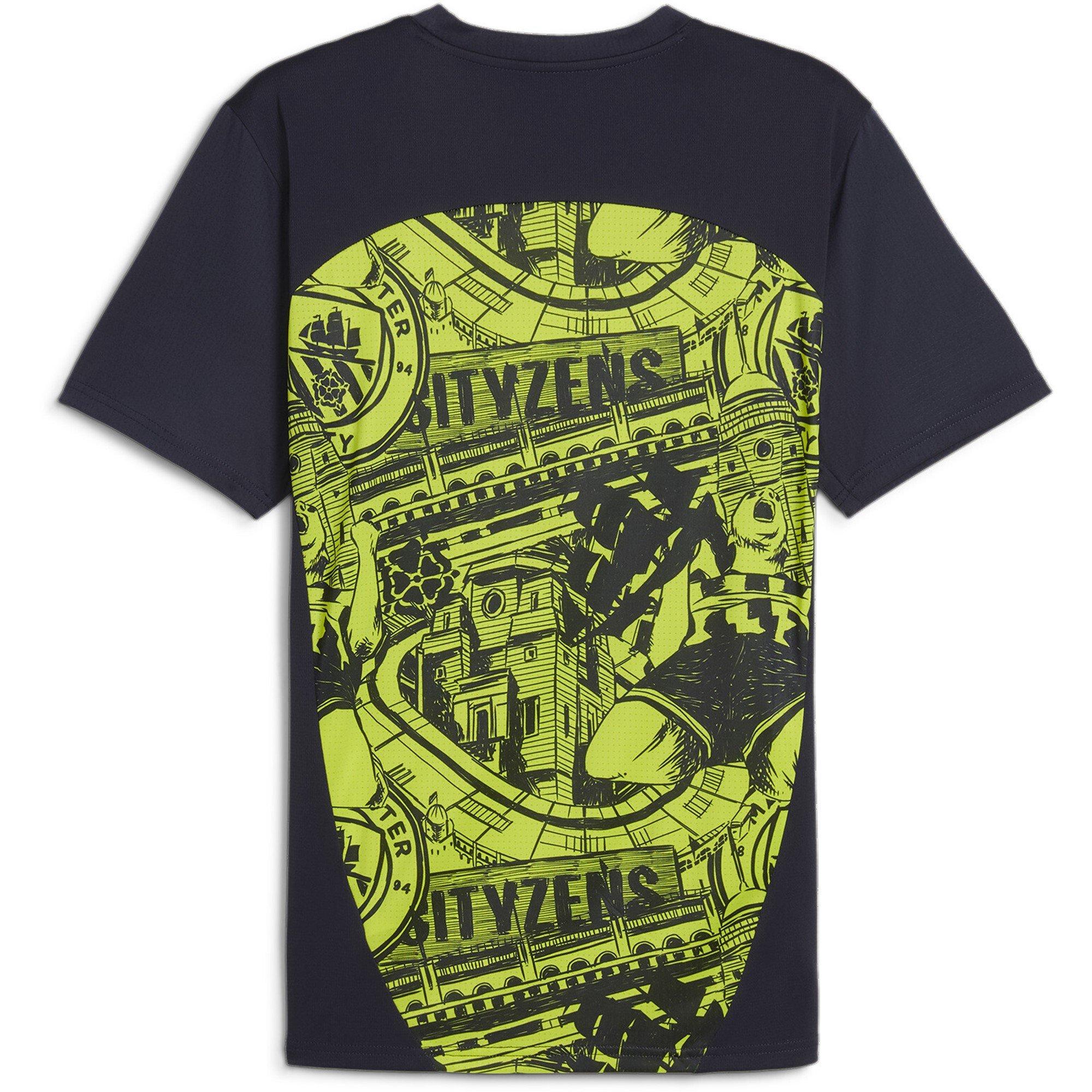 Blå - Puma - Manchester City FC Pre Match Shirt 2024 2025 Adults - 8