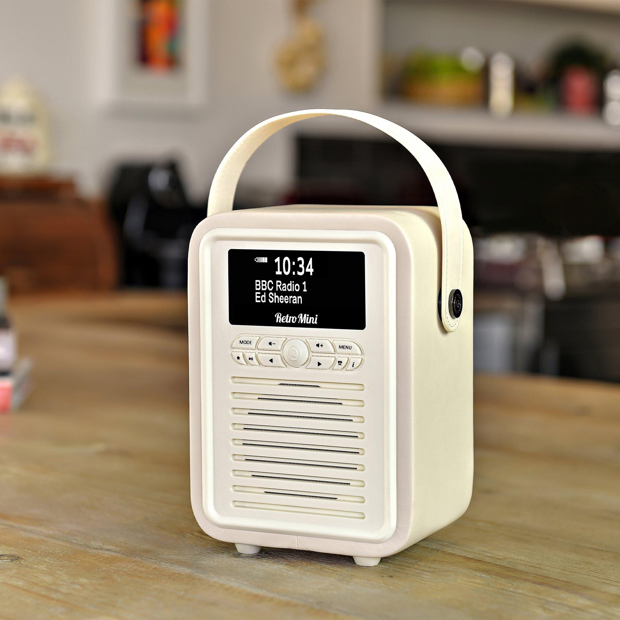 Cream - View Quest - Retro Mini DAB Radio Cream - 2