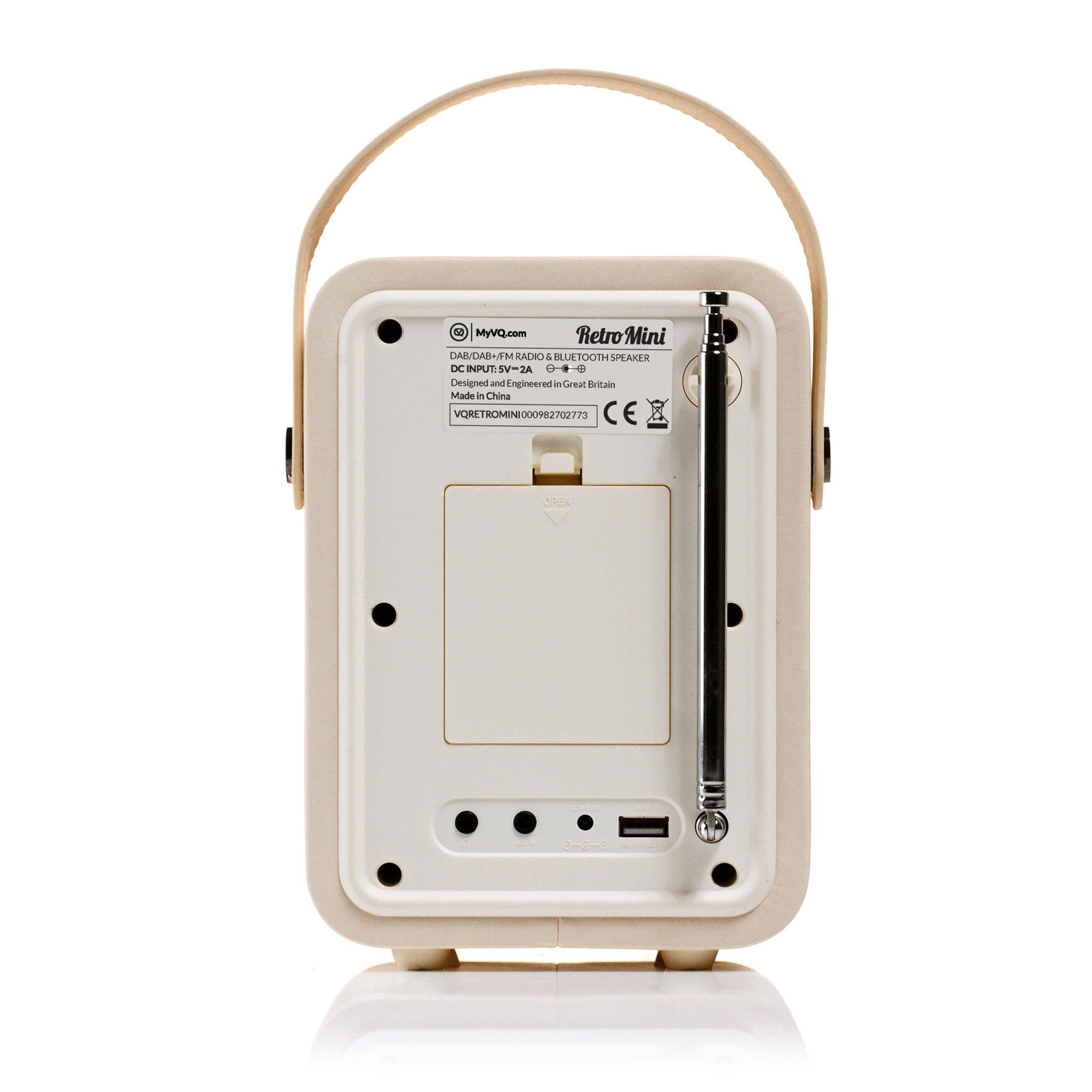 Cream - View Quest - Retro Mini DAB Radio Cream - 5