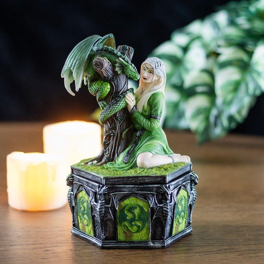 Something Different  Dragon Friendship Summer Box By Anne Stokes - Green