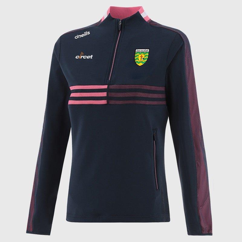 Navy/Pink/White - ONeills - Donegal Nepal Half Zip Top Ladies - 1