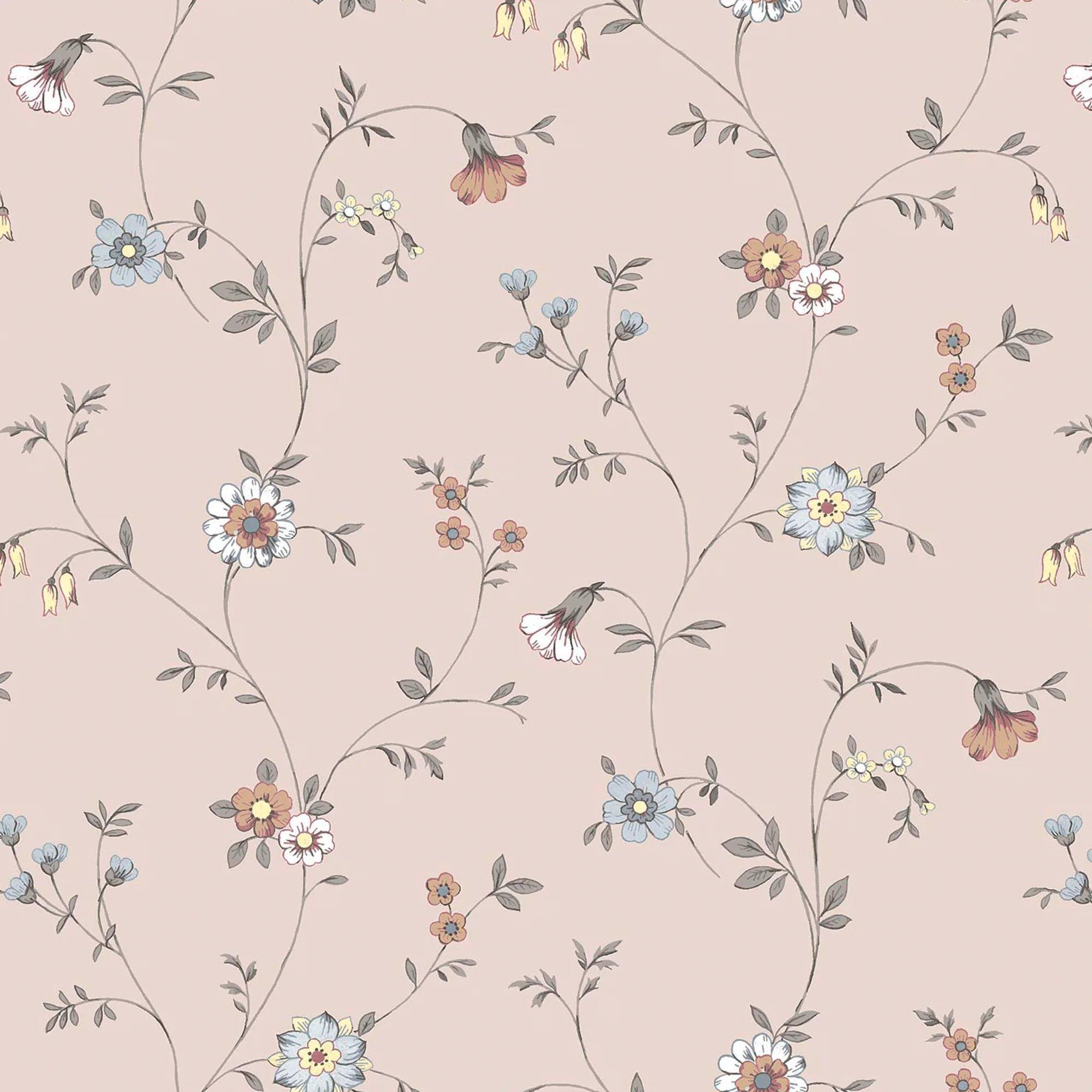 Linen - Laura Ashley - Leonie Trail Wallpaper - 1