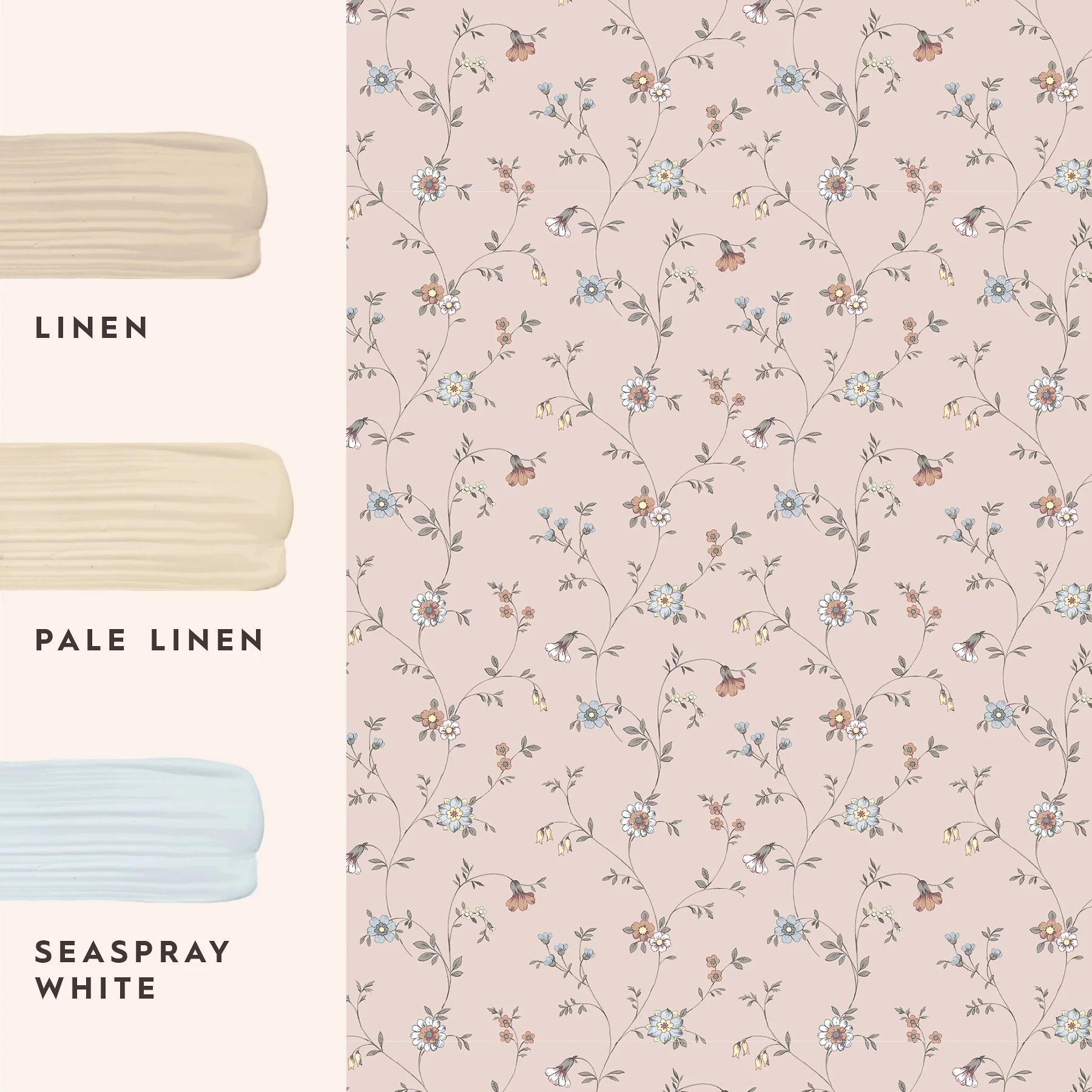 Linen - Laura Ashley - Leonie Trail Wallpaper - 6