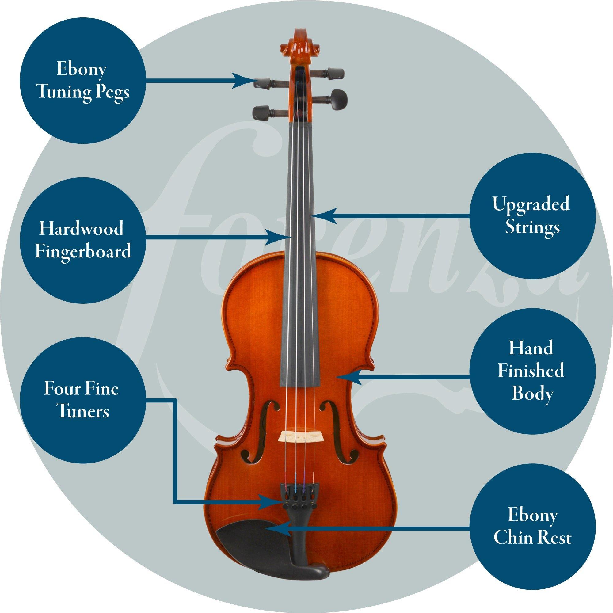 Neutral - Forenza - Forenza Prima I Violin Outfit - 1/2 Size - 4