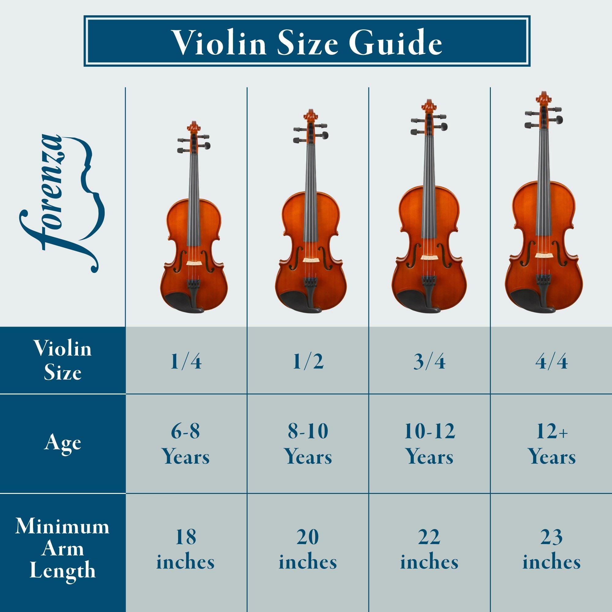 Neutral - Forenza - Forenza Prima I Violin Outfit - 1/2 Size - 5