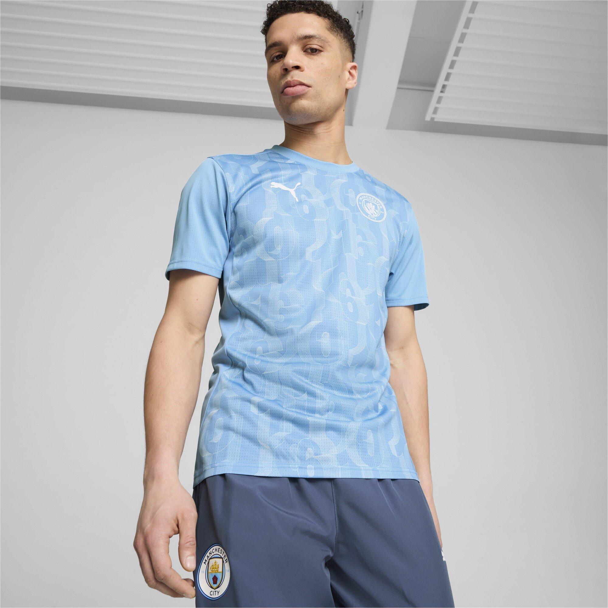 Azul - Puma - Manchester City Prematch Shirt 2024 2025 Adults - 2