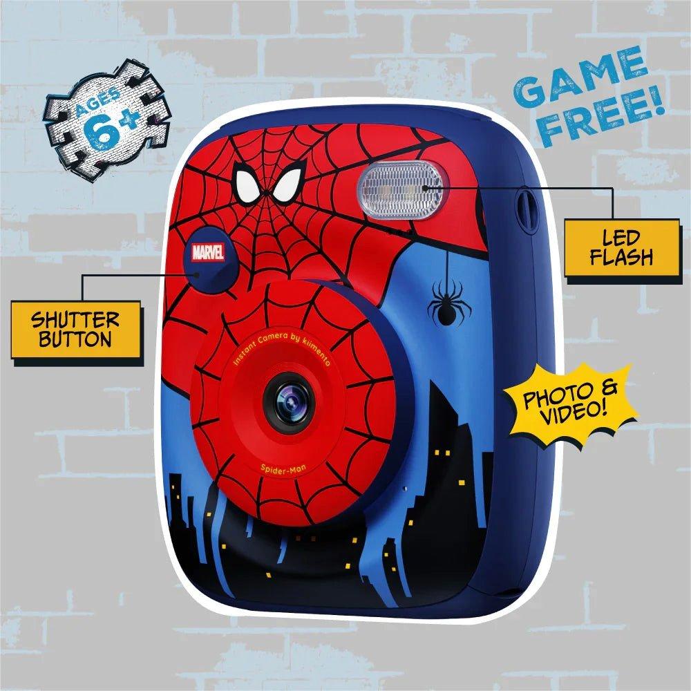 Kiimento | Spider-Man Ink Free Instant Print Digital Camera f | Sports ...