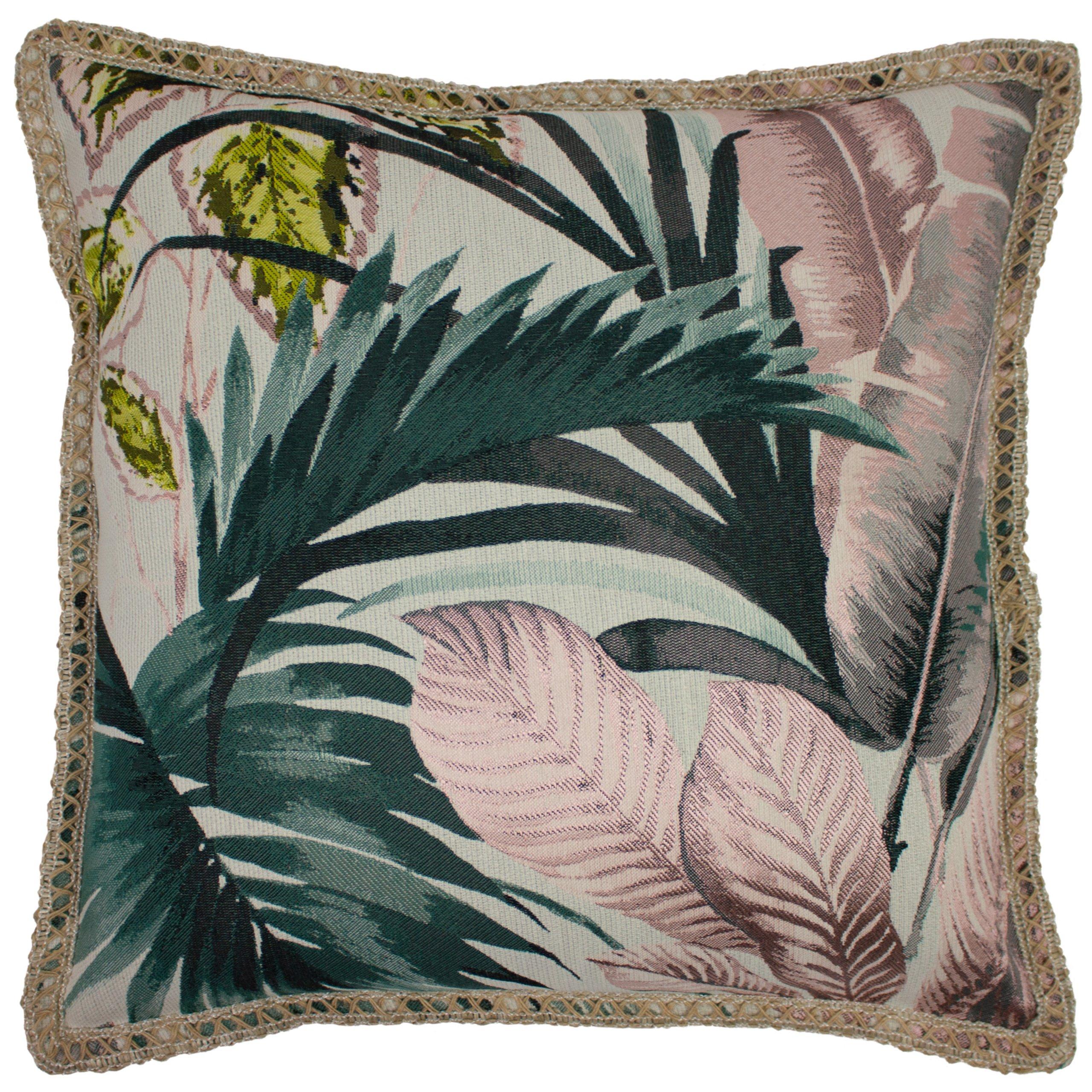Furn.  Amazonia Tropical Cushion - Pink - 50x50cm