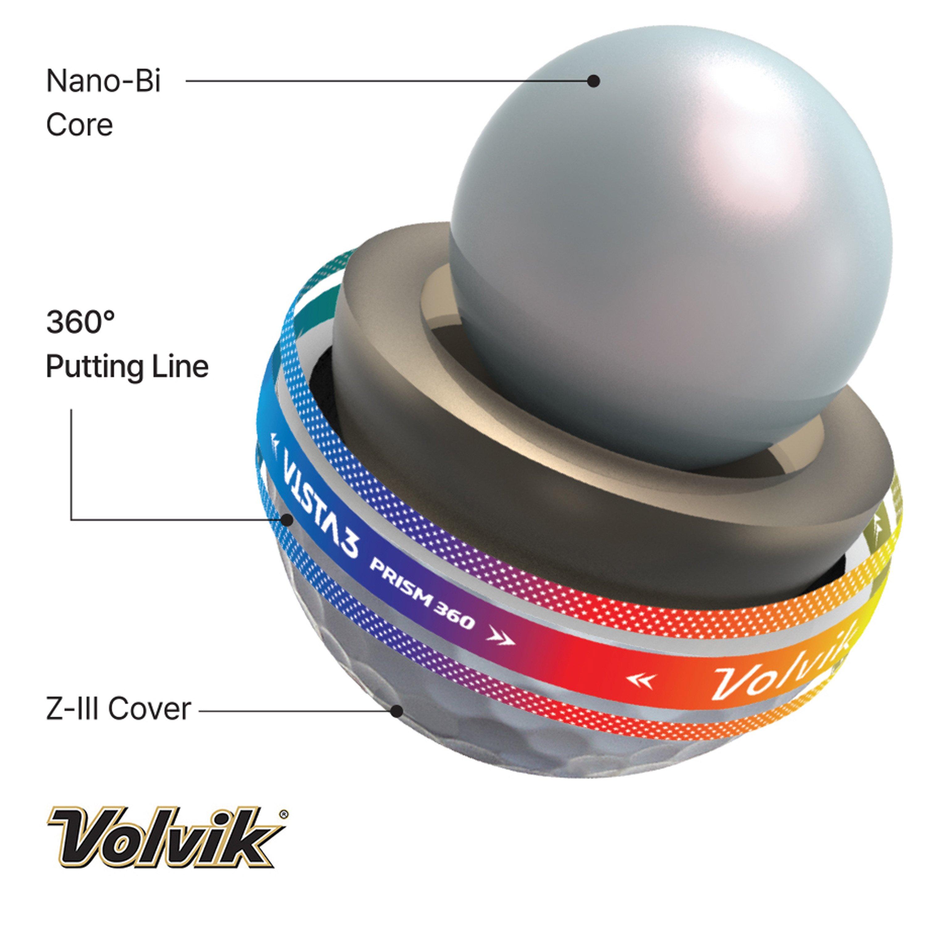Prism 360 - Volvik - Volvik Vista Prism 360 Dozen Golf Balls - 4