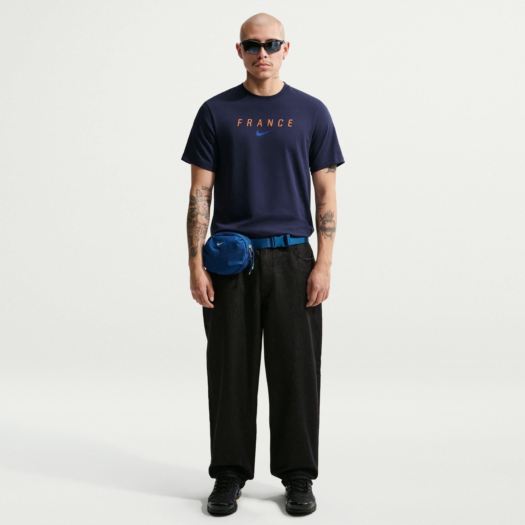 Blu - Nike - Men's France Short Sleeve T-Shirt - 5