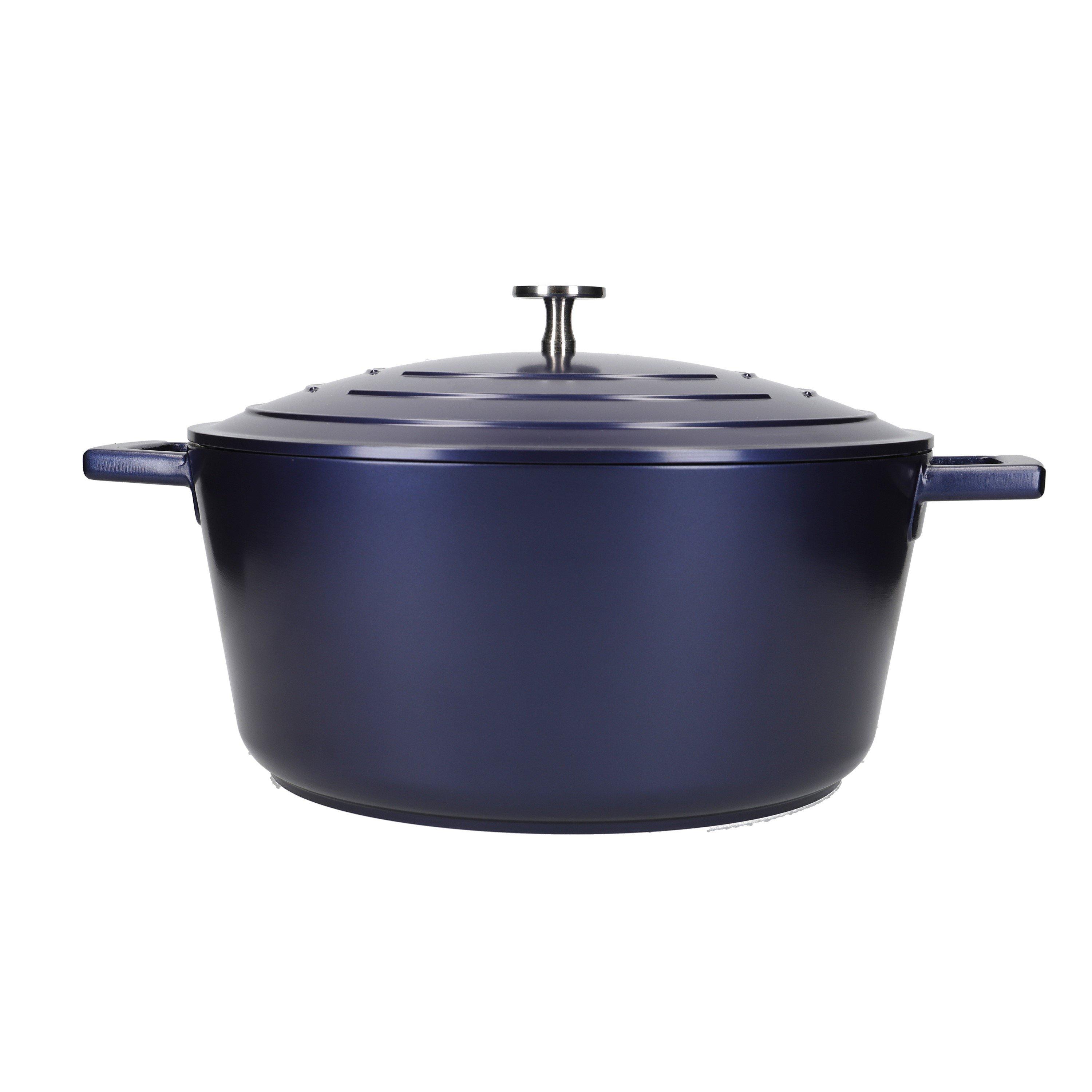 Blue - MasterClass - Large Casserole Dish with Lid - 1