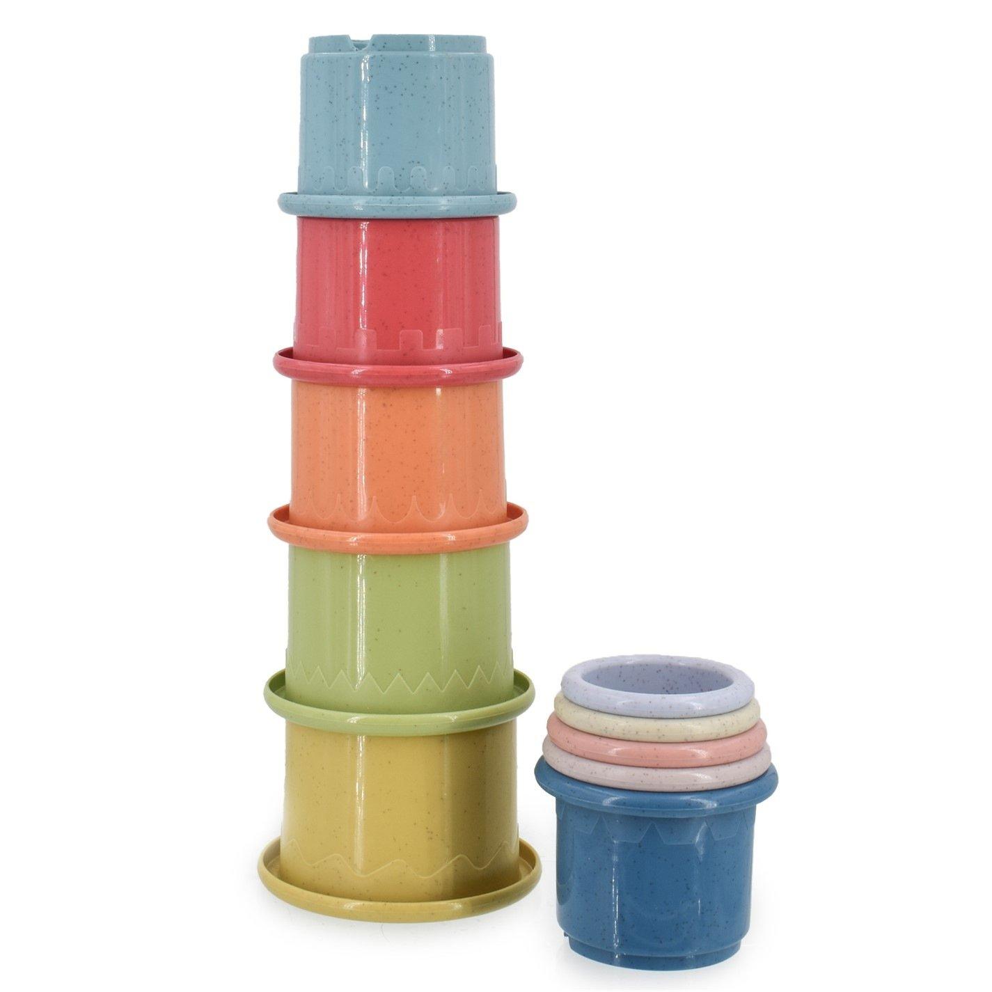 Multicolour - Planet Direct - Play Project Baby Stacking Cups Set - 1