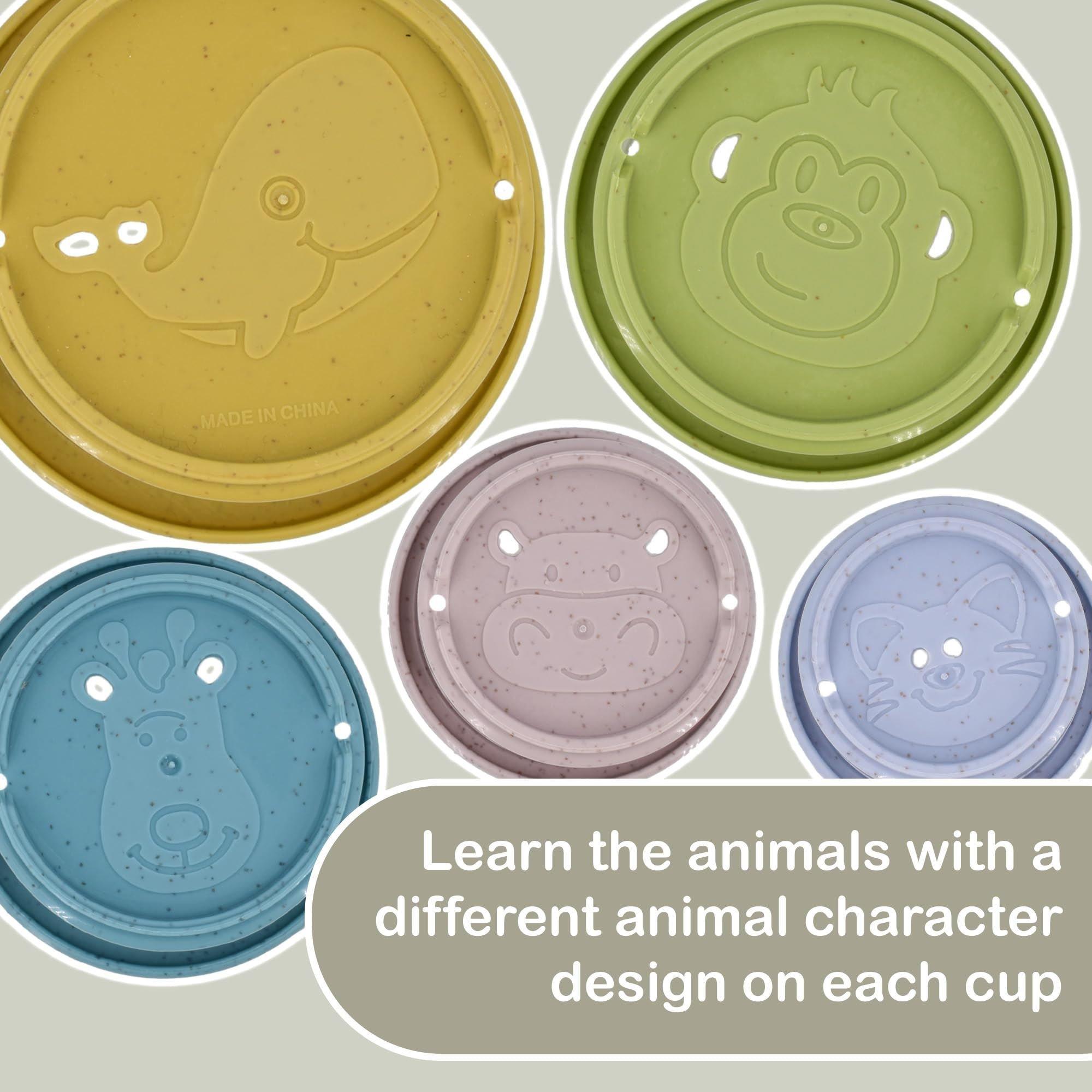 Multicolour - Planet Direct - Play Project Baby Stacking Cups Set - 3