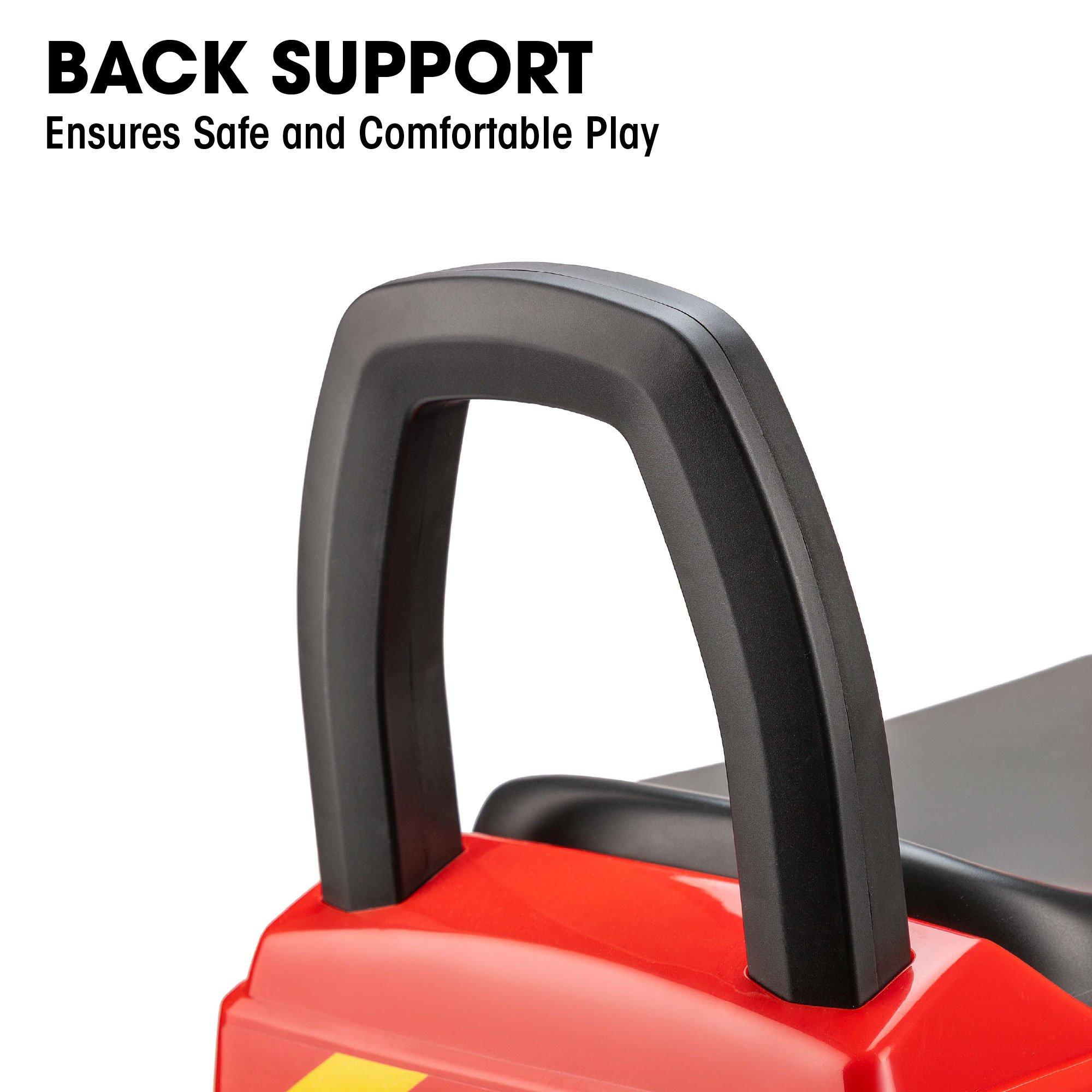 Red - Xootz - Mercedes-Benz Fire Truck Foot to Floor - 6