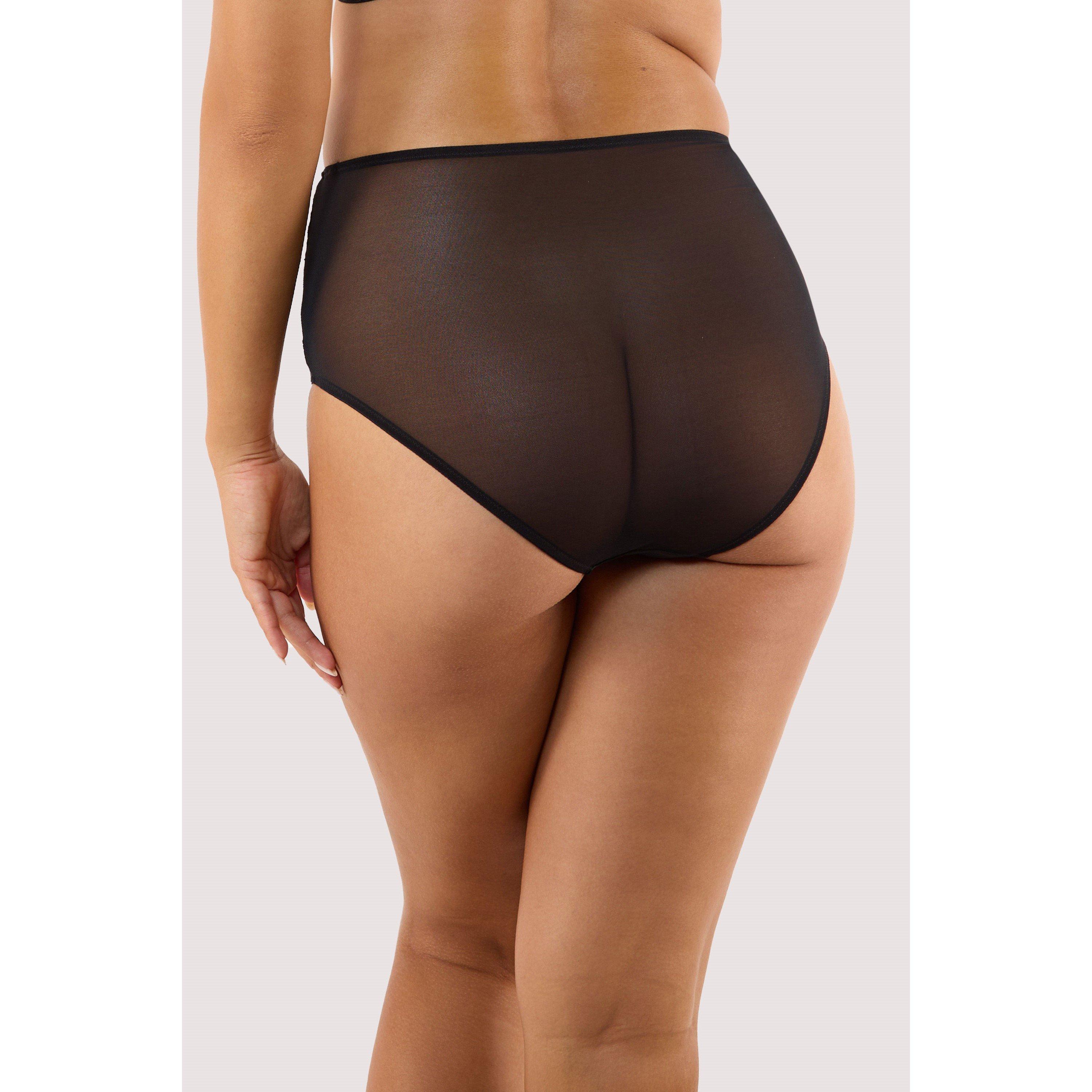 Black - Playful Promises - Idol Black Lace High Waist Brief - 2