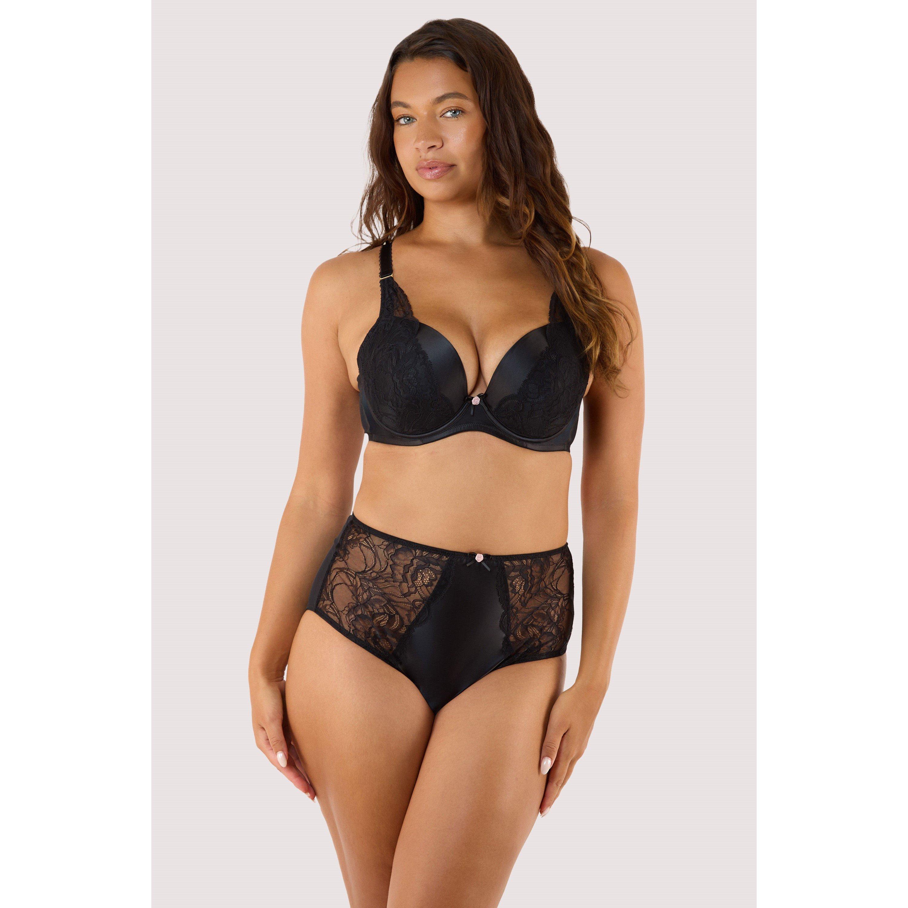Black - Playful Promises - Idol Black Lace High Waist Brief - 3