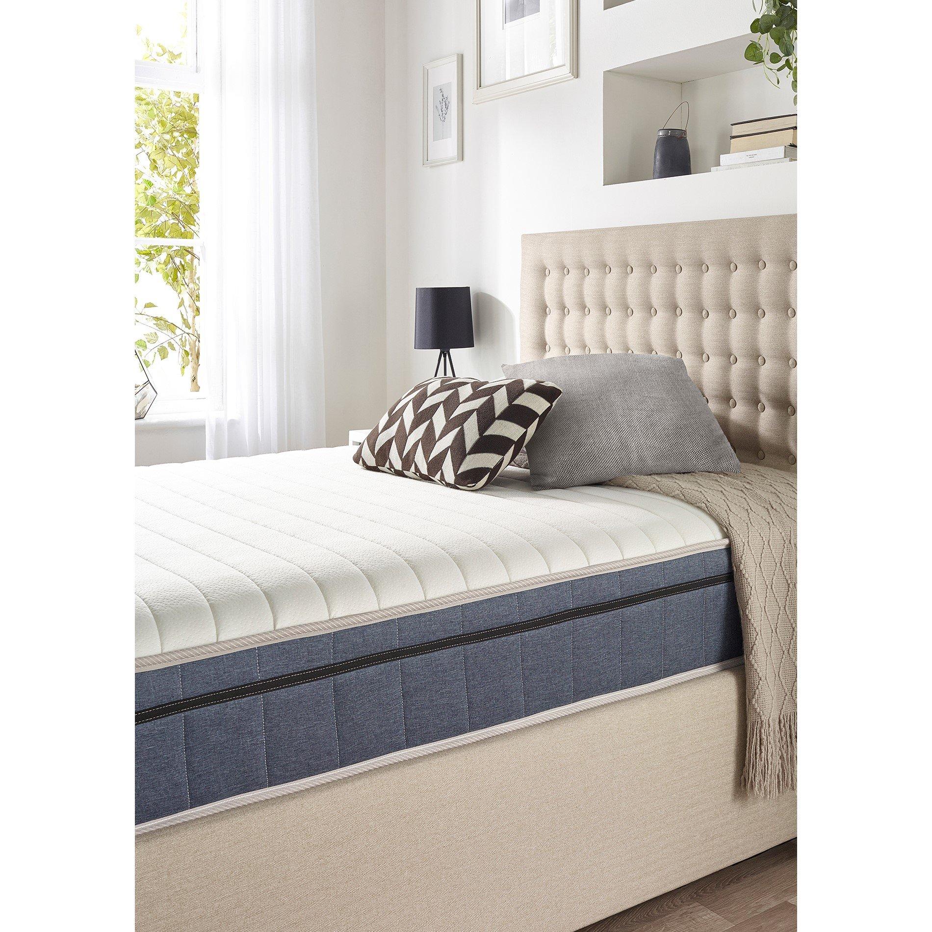 White - Catherine Lansfield - Catherine Lansfield Cosy Pocket Memory 1000 Matrre - 2