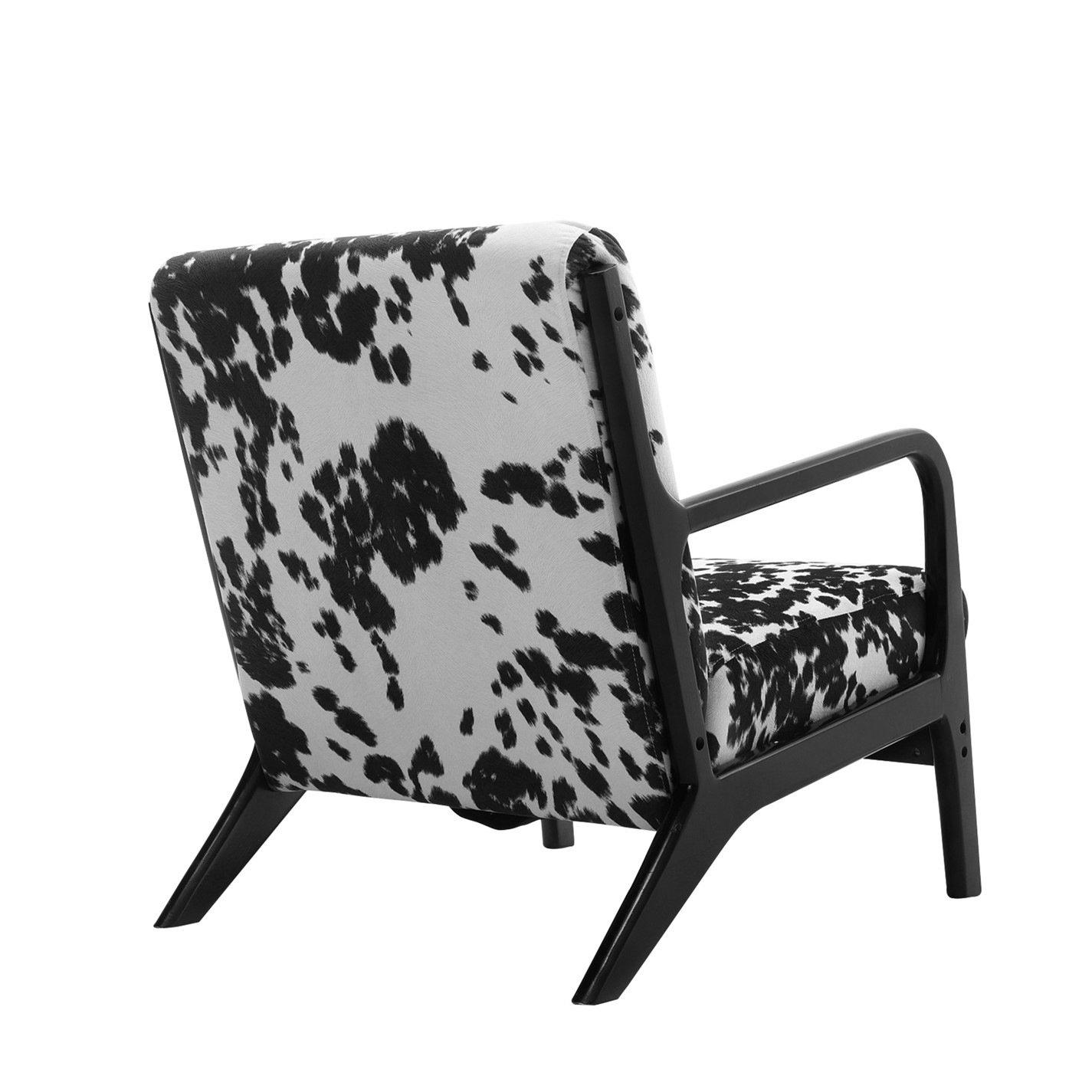 Multi - Kabinet UK - Spots Velvet Upholstered Chair Cow - 3