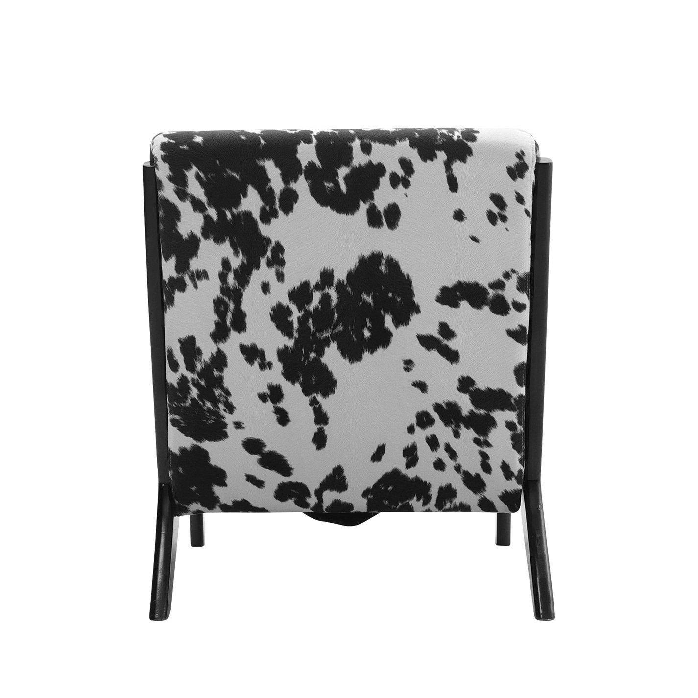 Multi - Kabinet UK - Spots Velvet Upholstered Chair Cow - 4