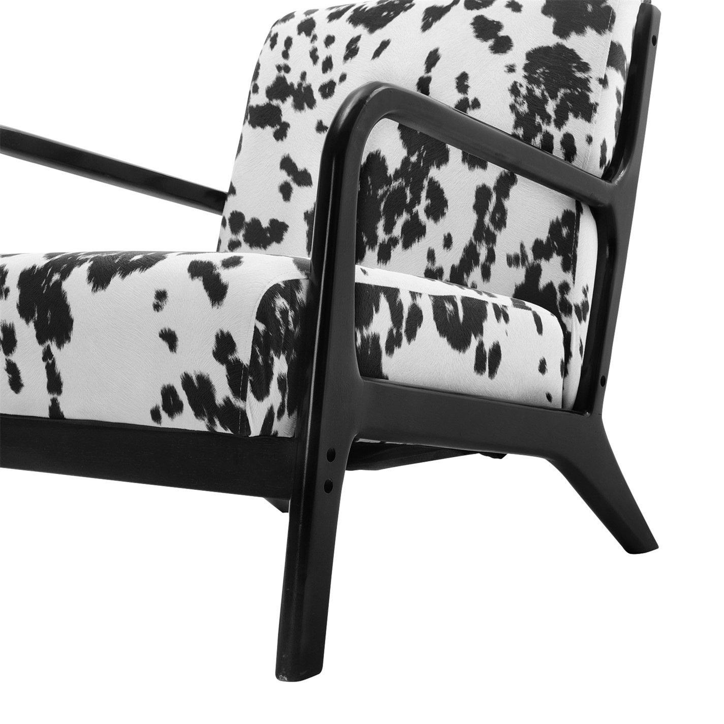 Multi - Kabinet UK - Spots Velvet Upholstered Chair Cow - 6