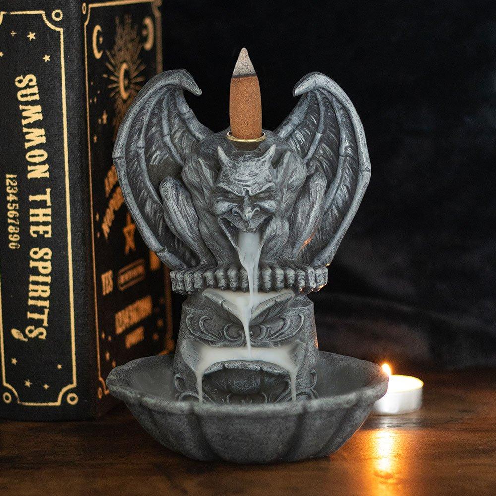 Grey - Something Different - Gargoyle Backflow Incense Burner - 1