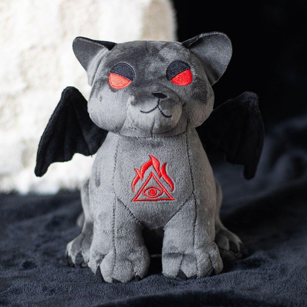 Something Different  Vampire Cat Plush Toy - Black