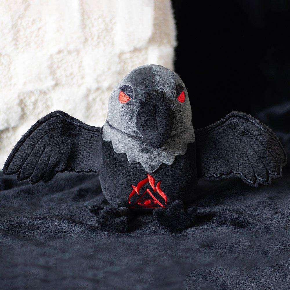 Something Different  Raven Plush Toy - Black