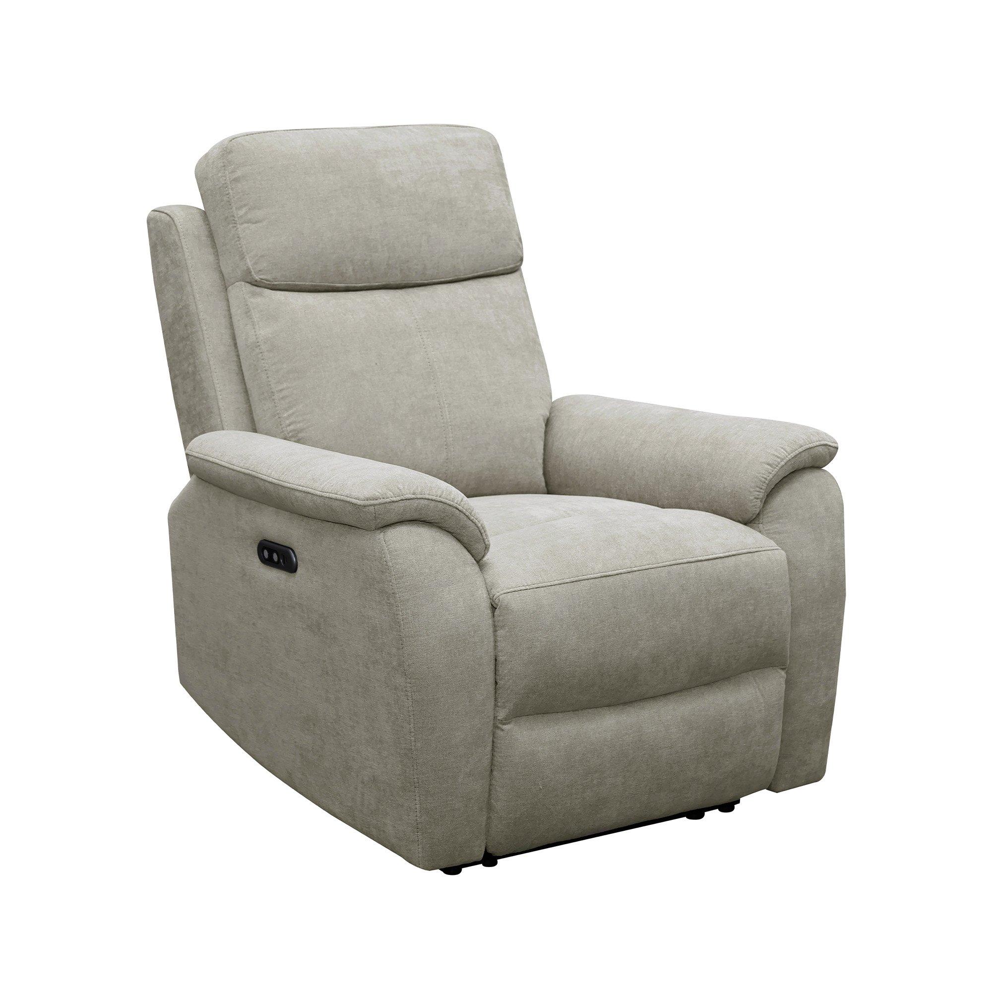 Grey - Aspire - Kingsmere 3 + 1 + 1 Power Recliner Sofa Set, Cheni - 5