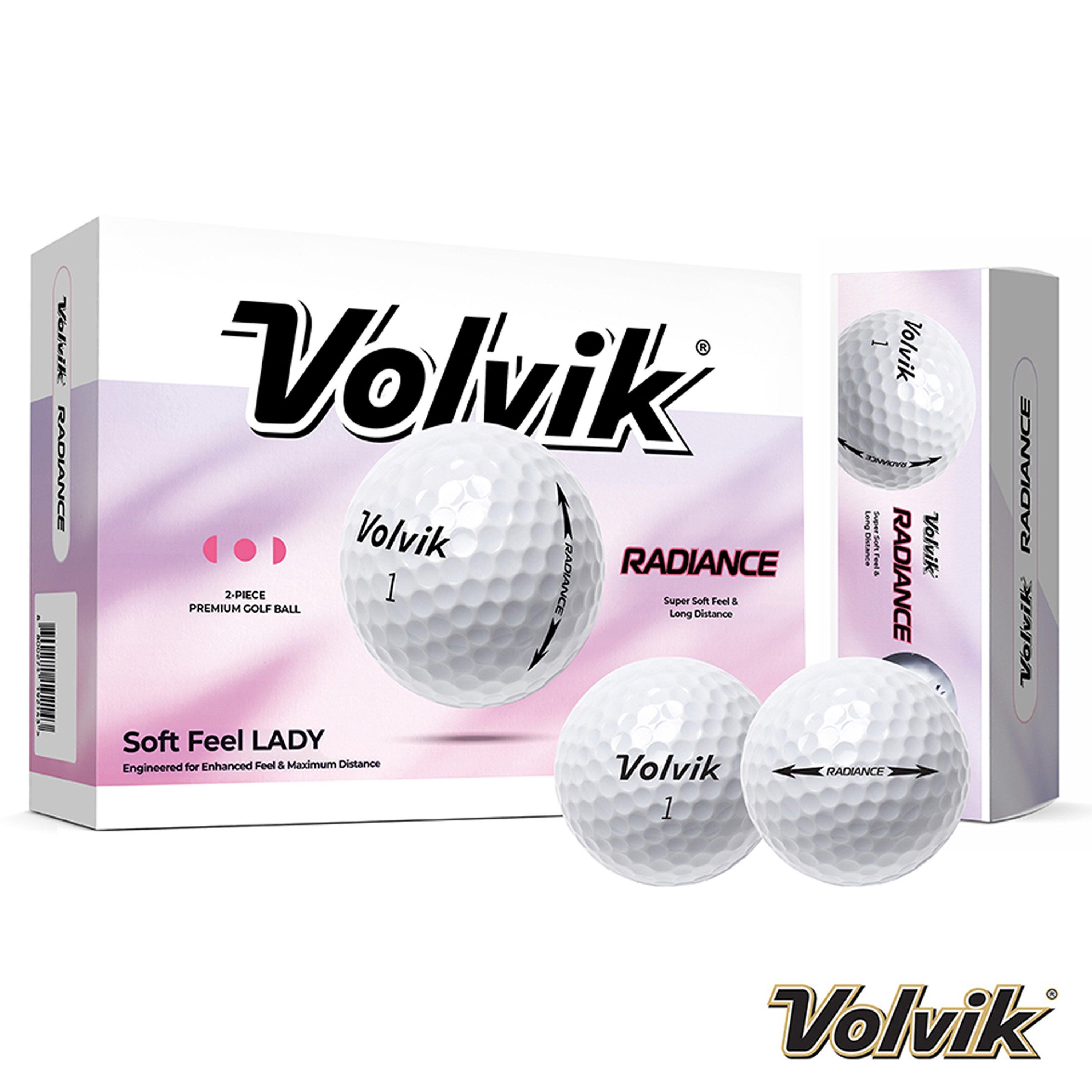 Volvik  Radiance Golf Balls - White
