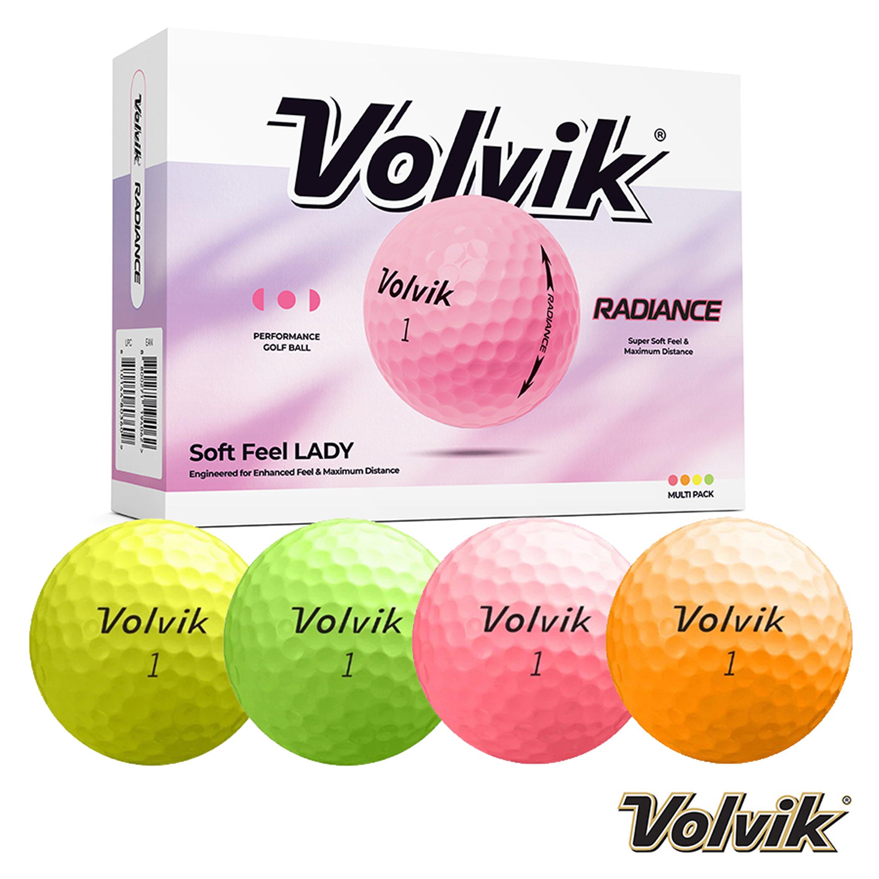Volvik  Radiance Golf Balls - Assorted Mix