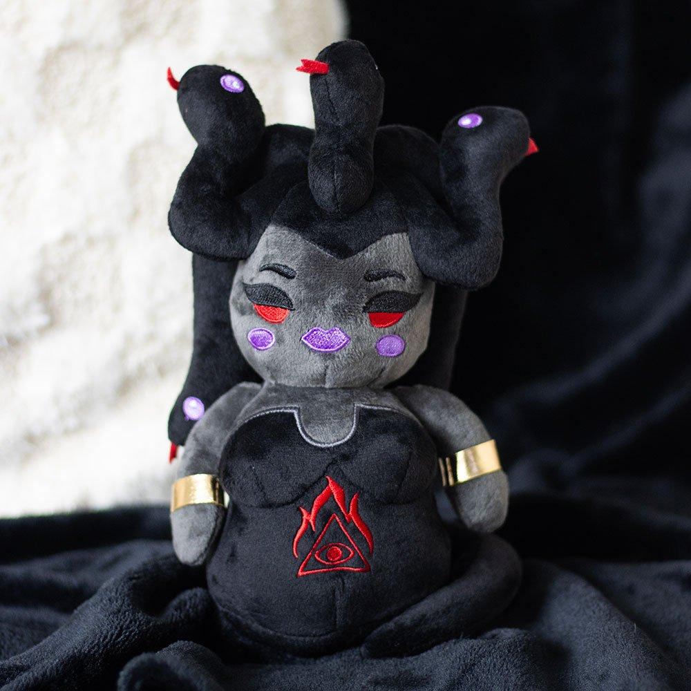Something Different  Medusa Plush Toy - Black