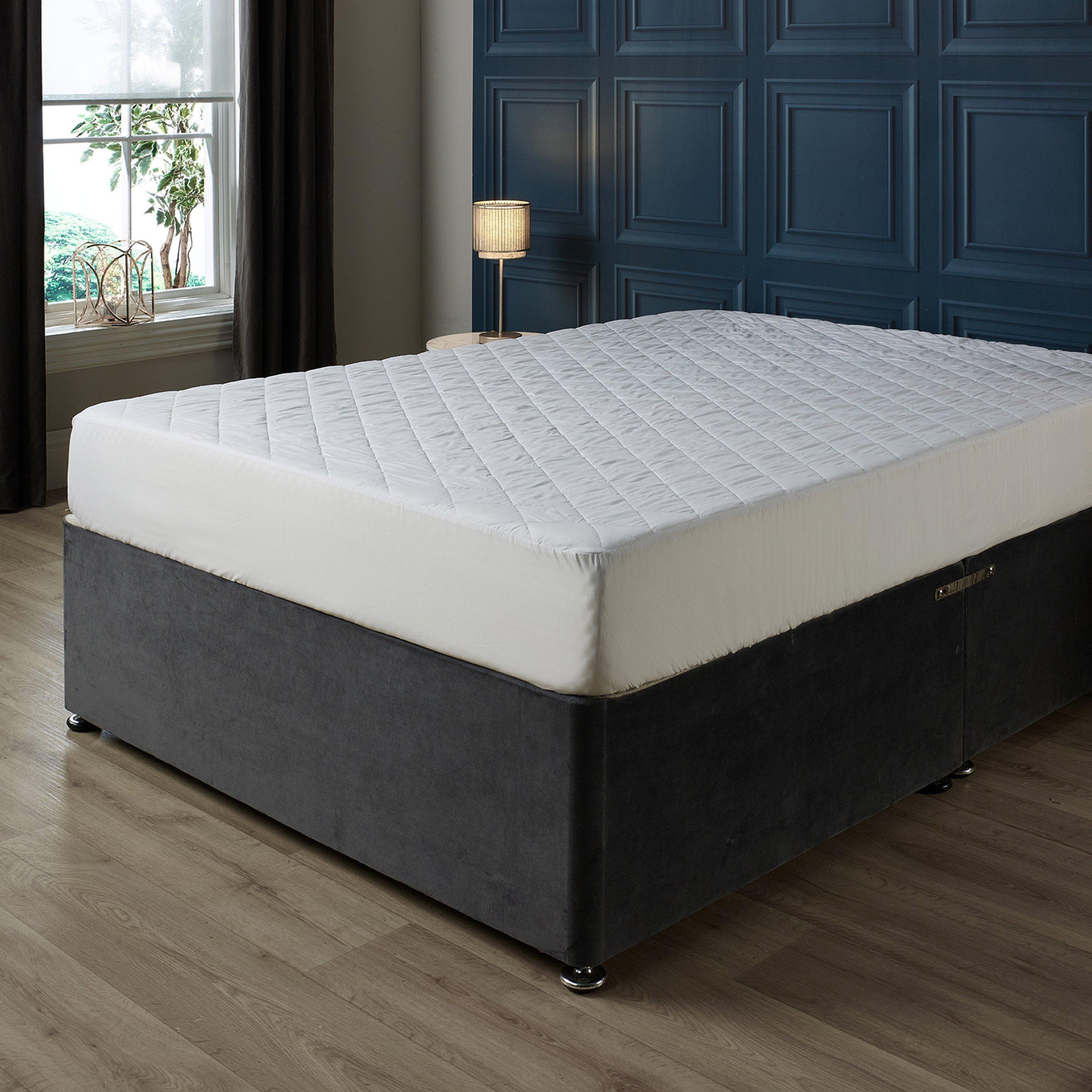 White - Downland - Anti-Allergy Mattress Protector - 2