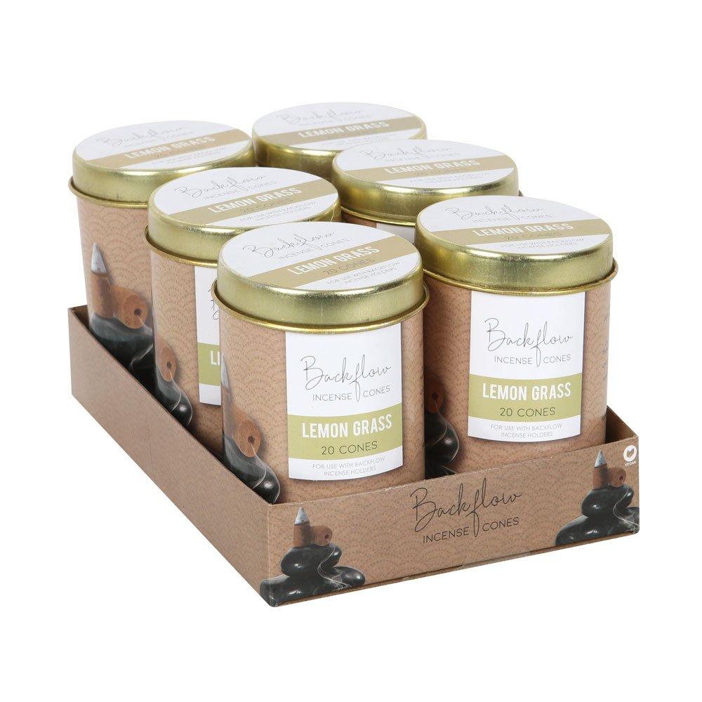 Brown - Something Different - 6 Tins of  Elements Lemon Grass Jumbo Backflow Con - 2