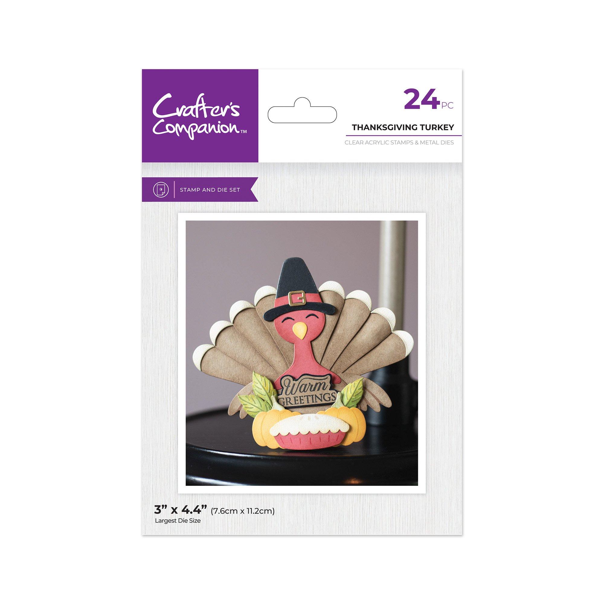 Multi - Crafters Companion - Stamp & Die - Thanksgiving Turkey - 1