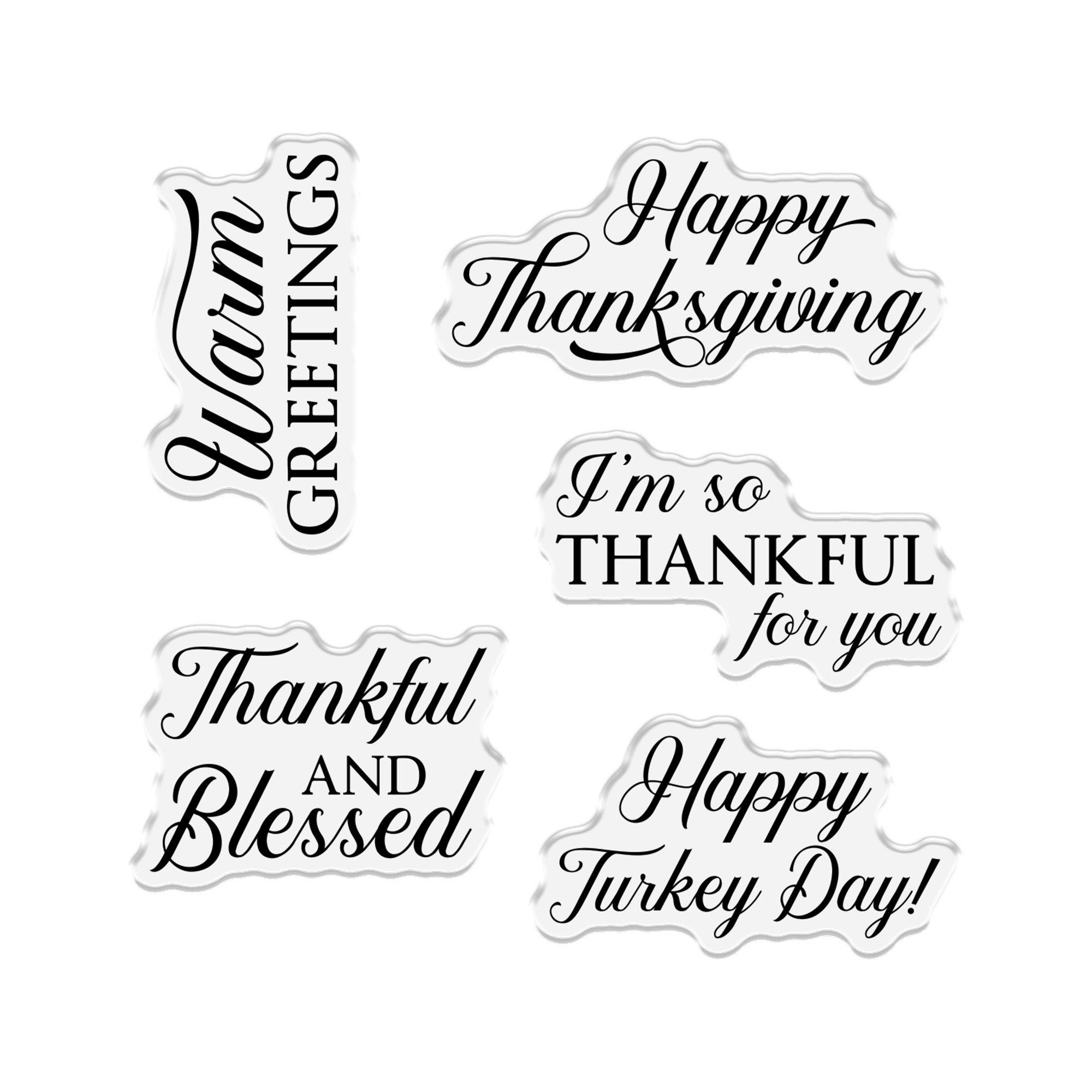 Multi - Crafters Companion - Stamp & Die - Thanksgiving Turkey - 3