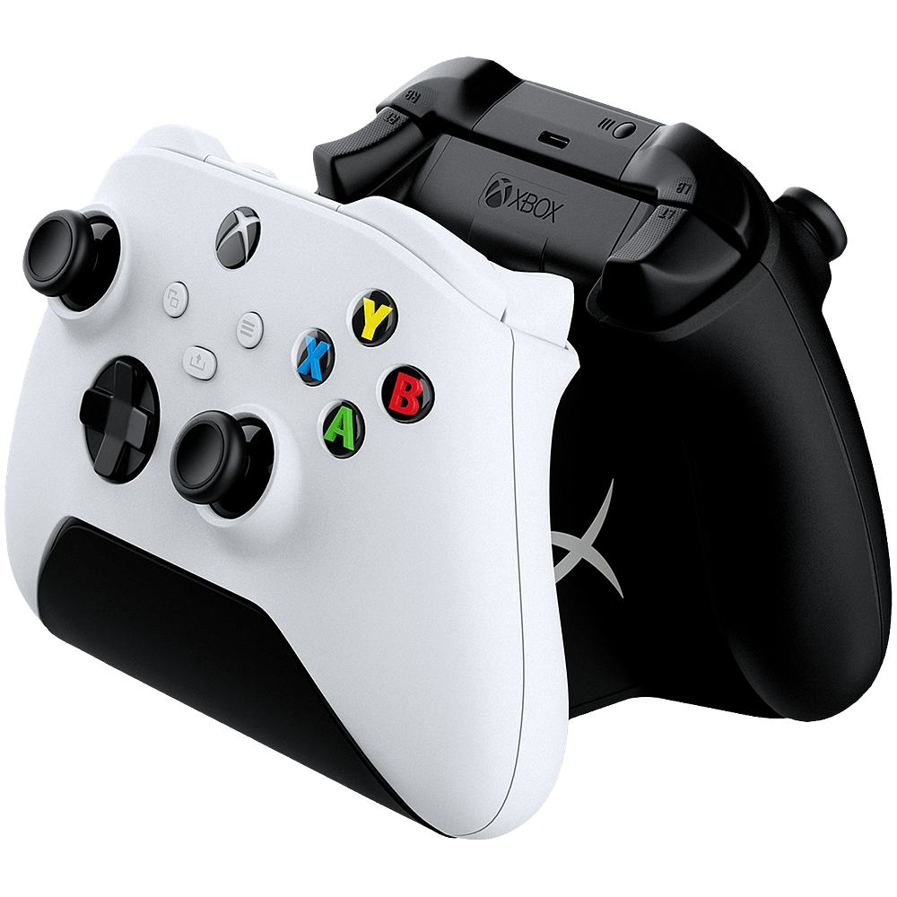 Black - HyperX - ChargePlay Duo for Xbox One & Series XS - 1