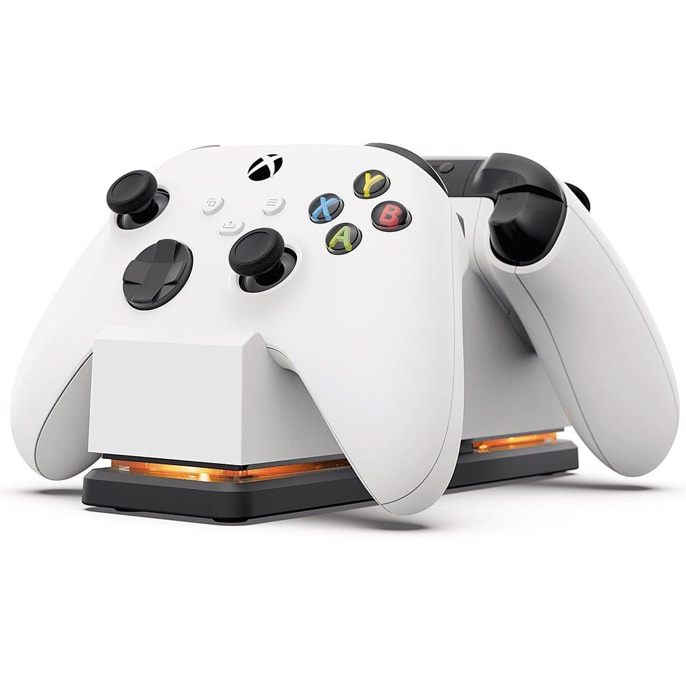 Wit - PowerA - Dual Charging Station for Xbox Series X/S - White - 1